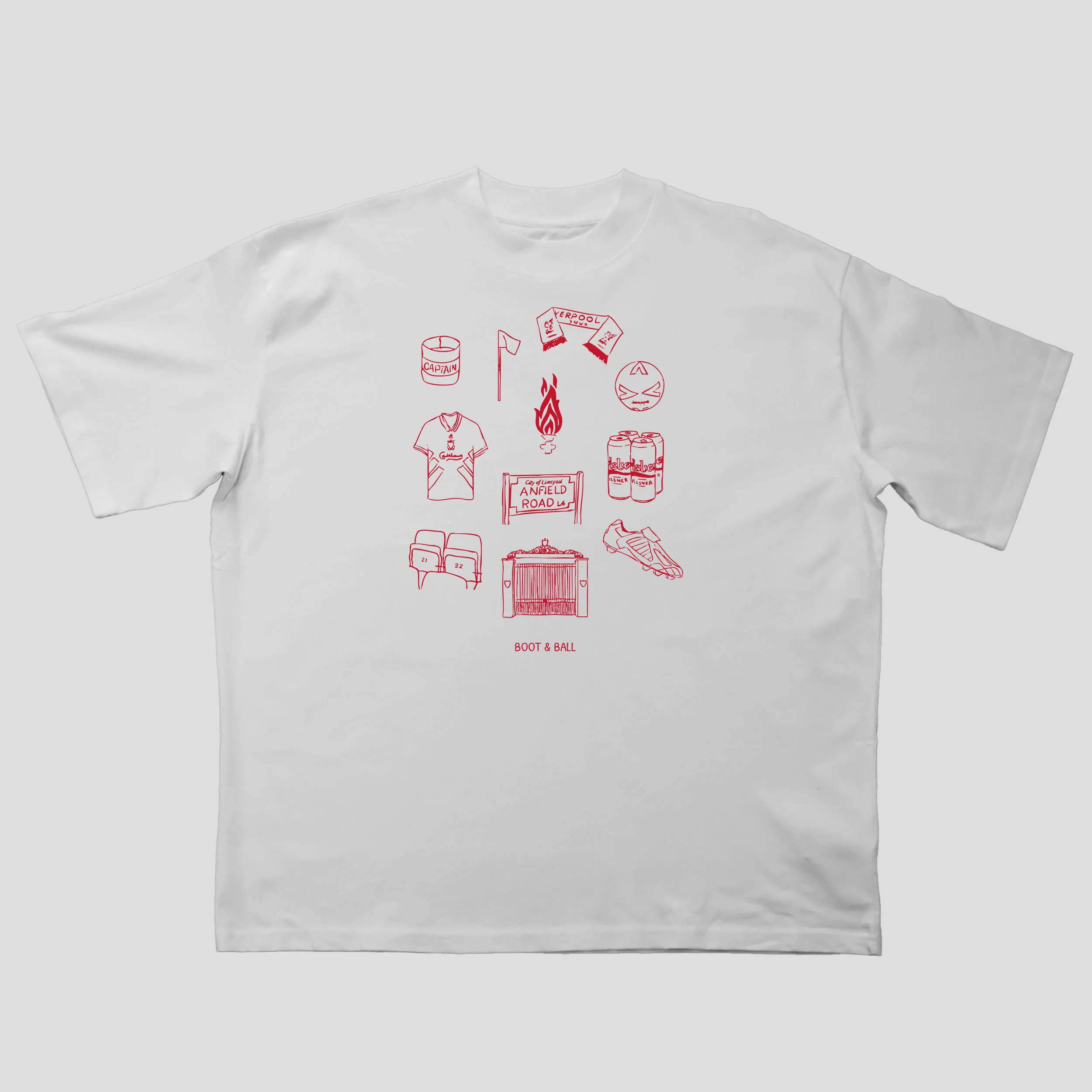 Anfield Icons Liverpool Oversized T-Shirt - Image 2