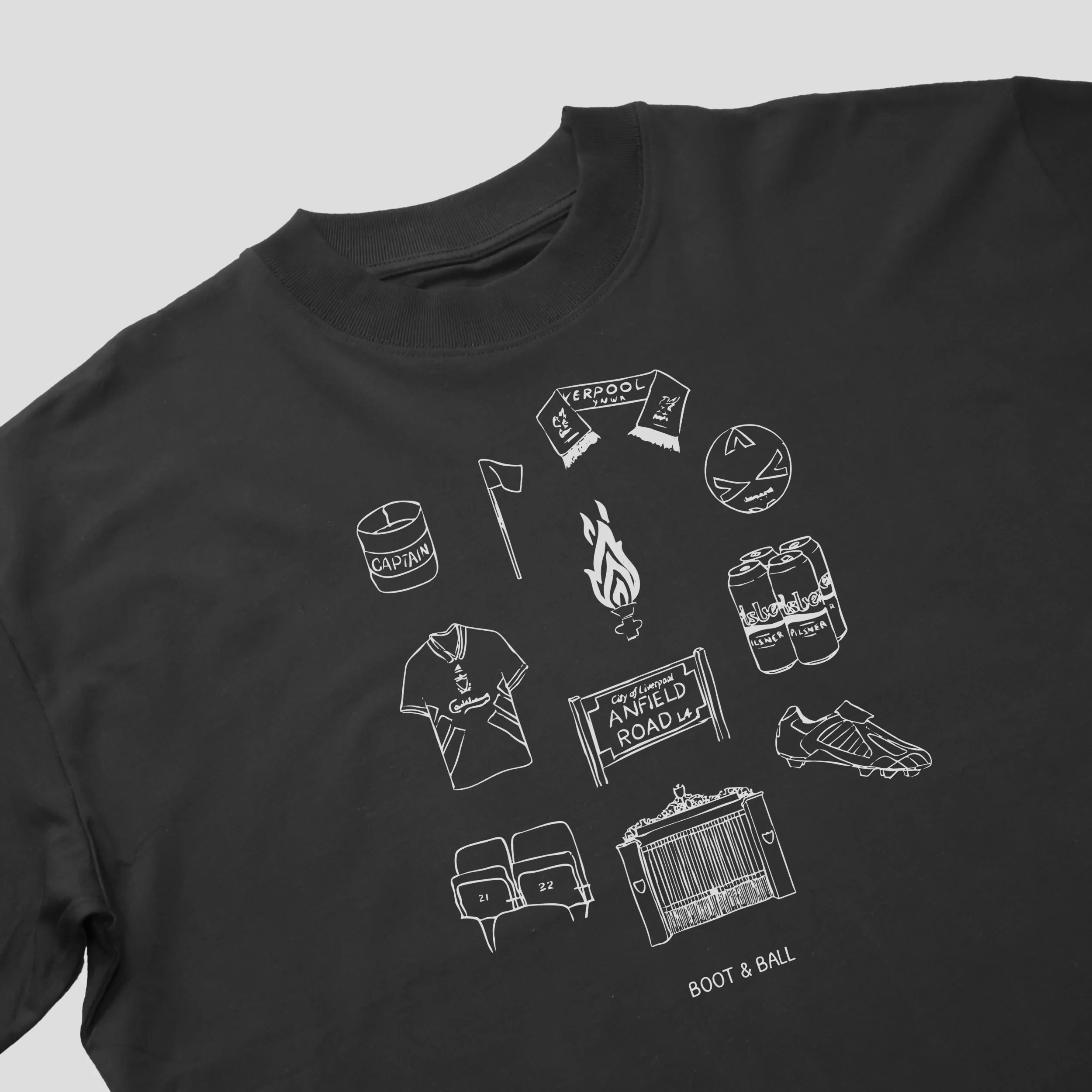 Anfield Icons Liverpool Oversized T-Shirt - Image 3