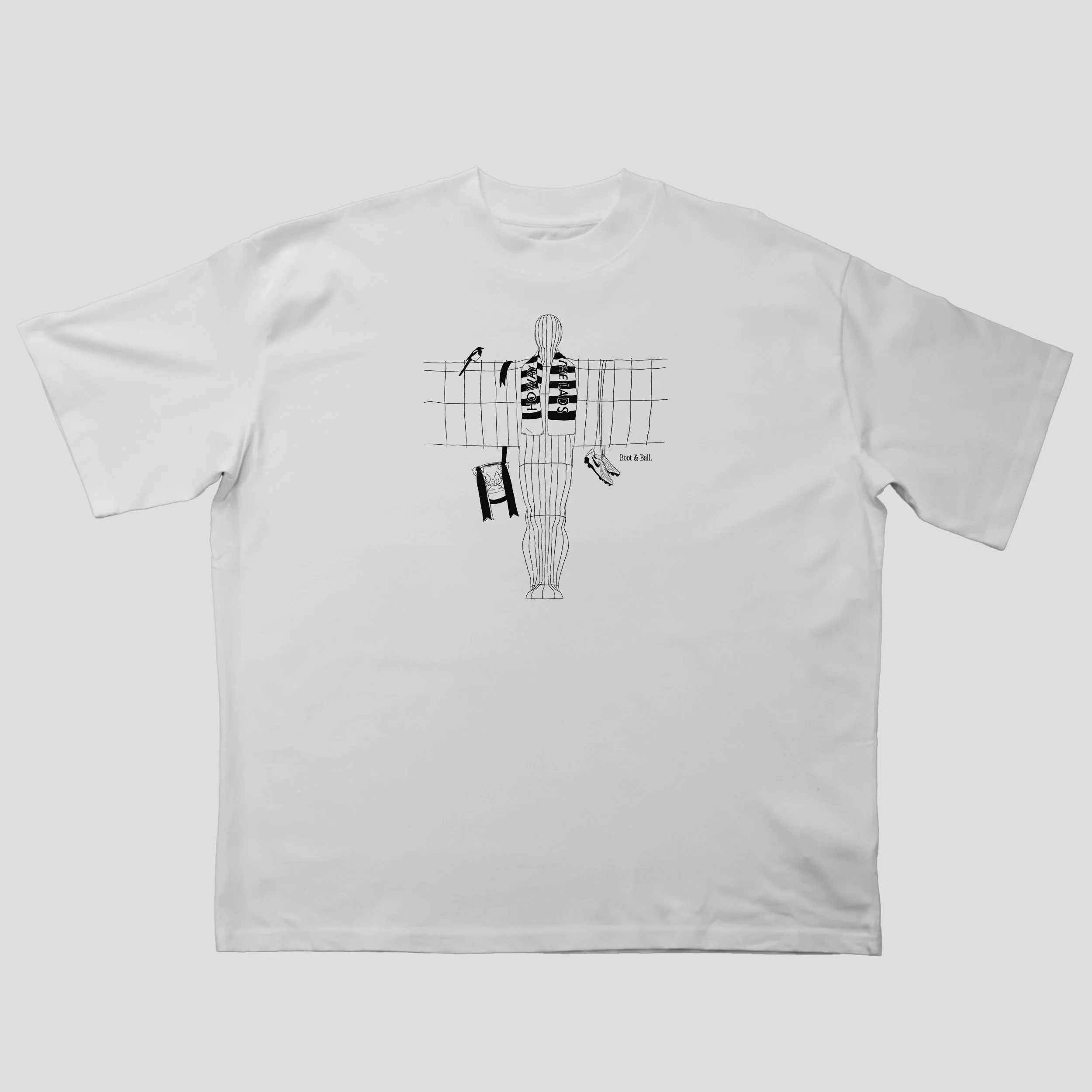 Angel Of The North Newcastle Oversized T-Shirt - Image 2