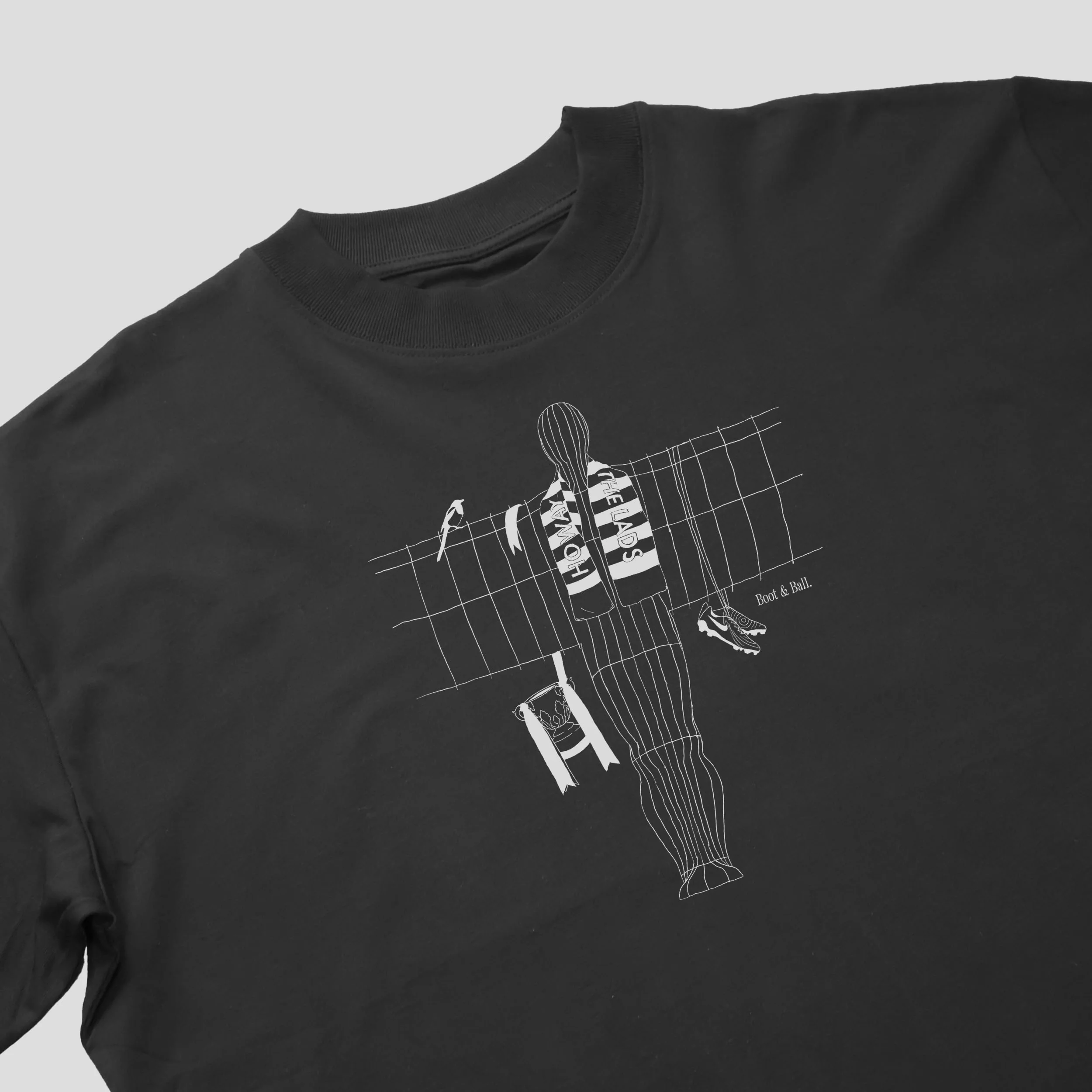 Angel Of The North Newcastle Oversized T-Shirt - Image 3