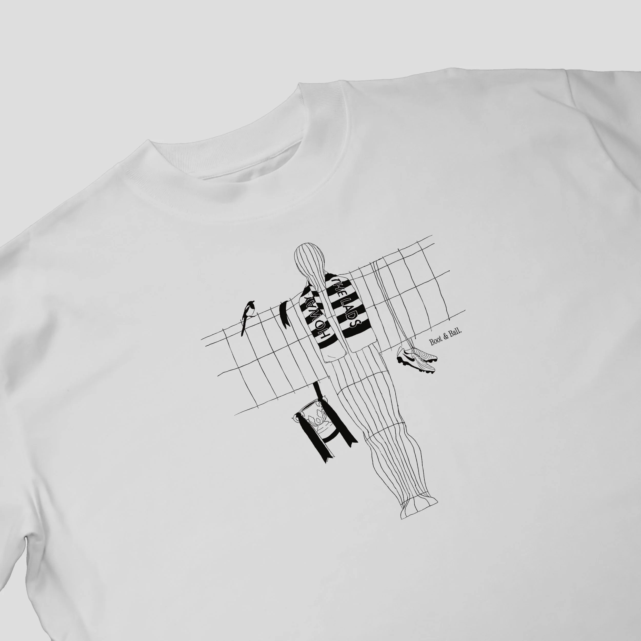 Angel Of The North Newcastle Oversized T-Shirt - Image 4