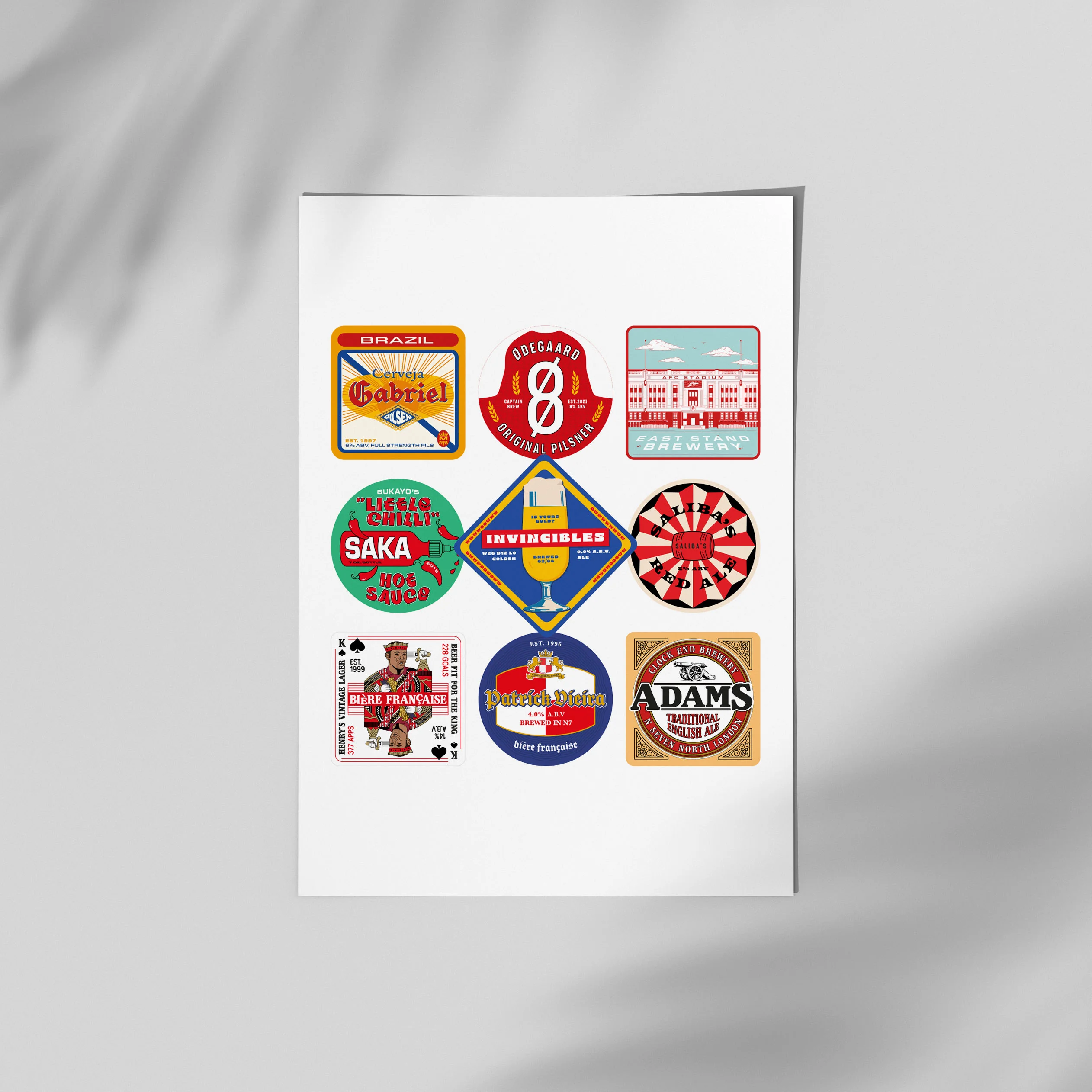AFC Beer Mat Art - Image 2