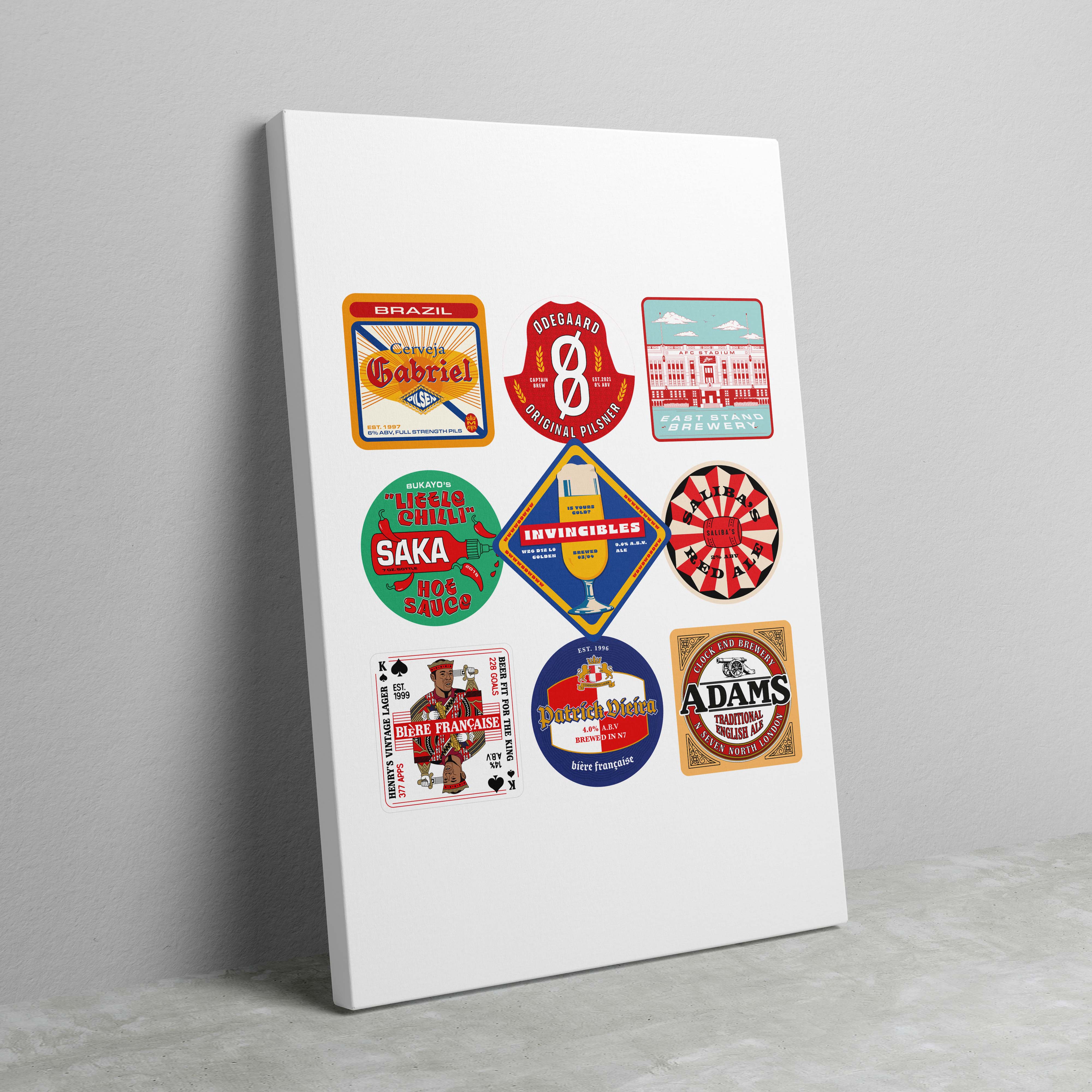 AFC Beer Mat Art - Image 4
