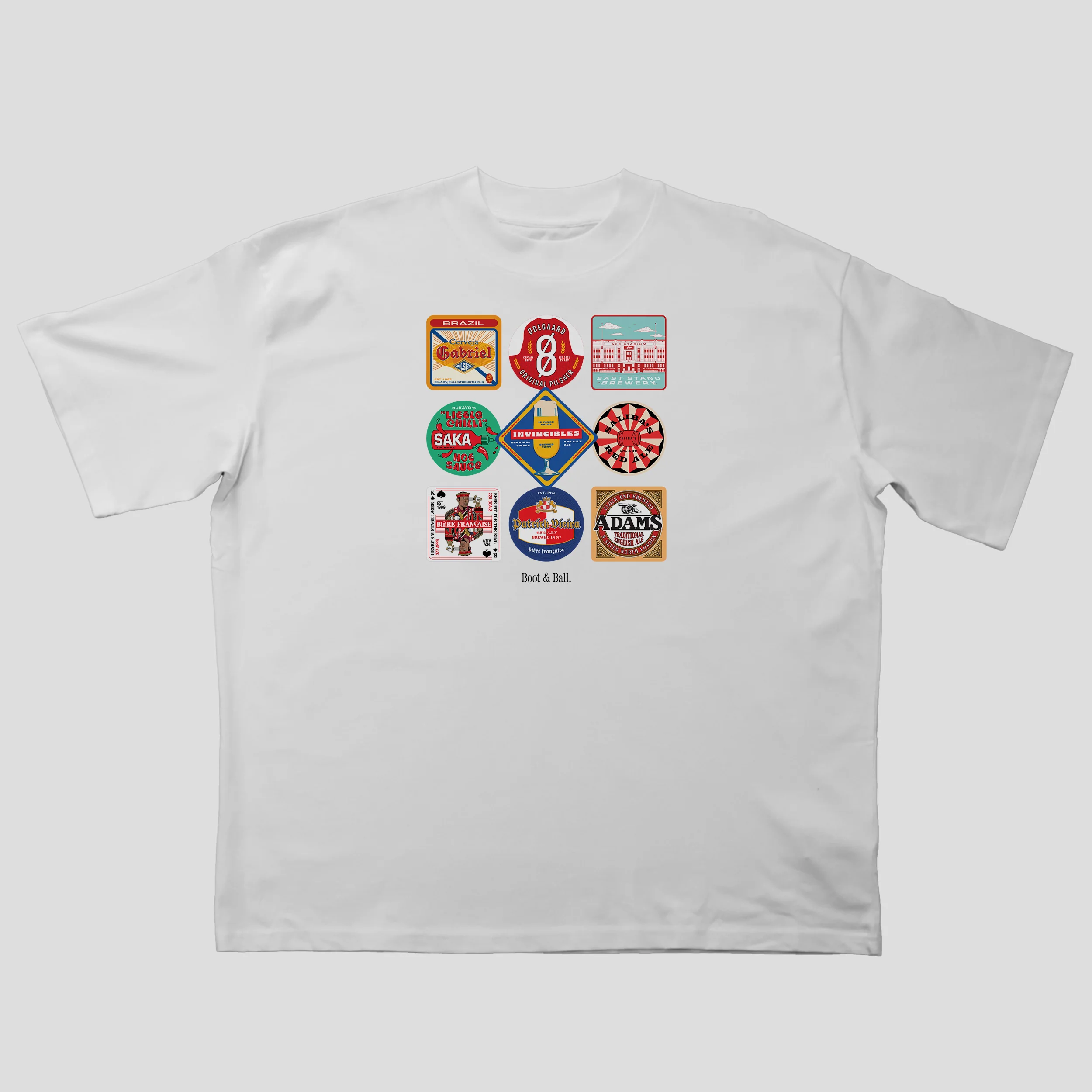 AFC Beer Mats Oversized T-Shirt - Image 2