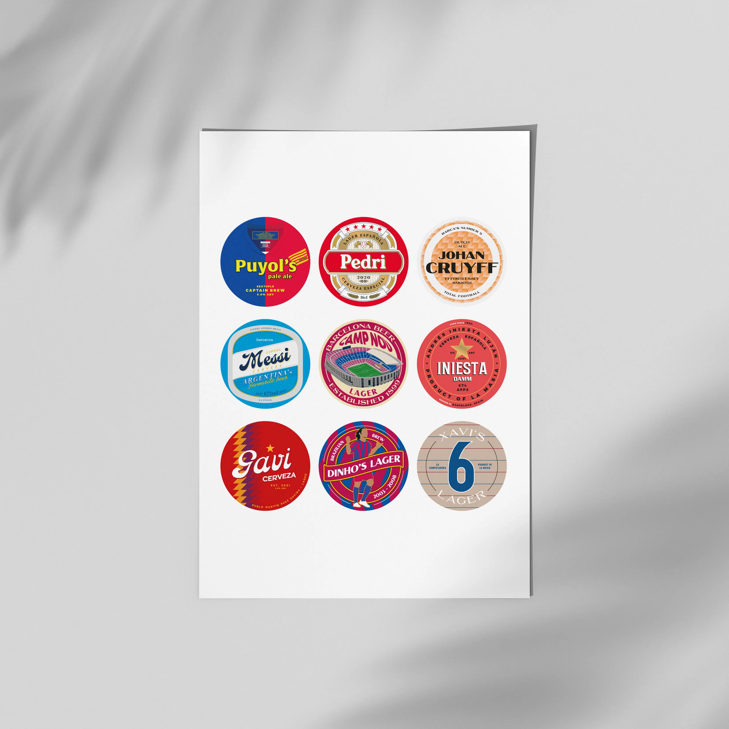 Barcelona Beer Mat Art - Image 3