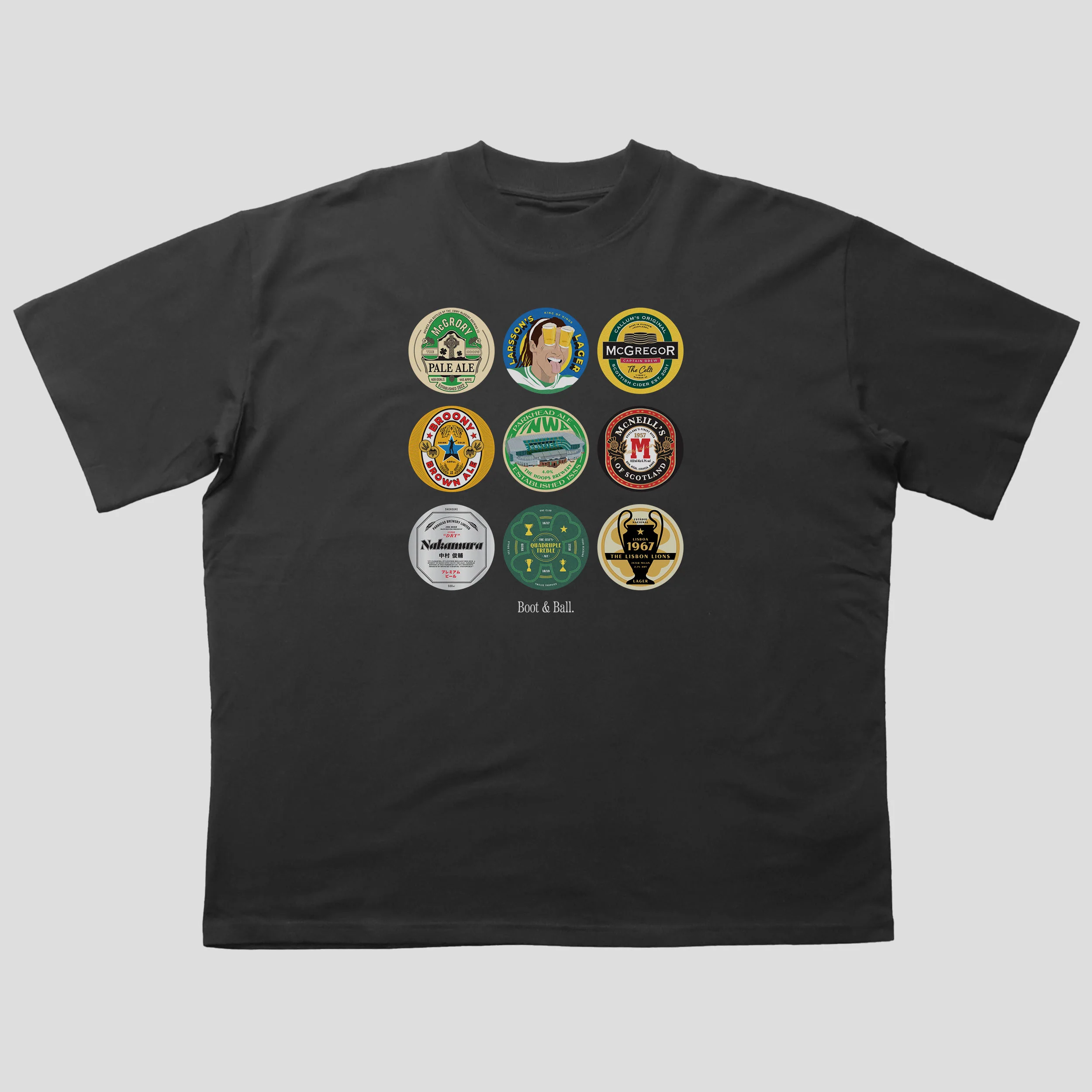Celtic Beer Mats Oversized T-Shirt - Image 2
