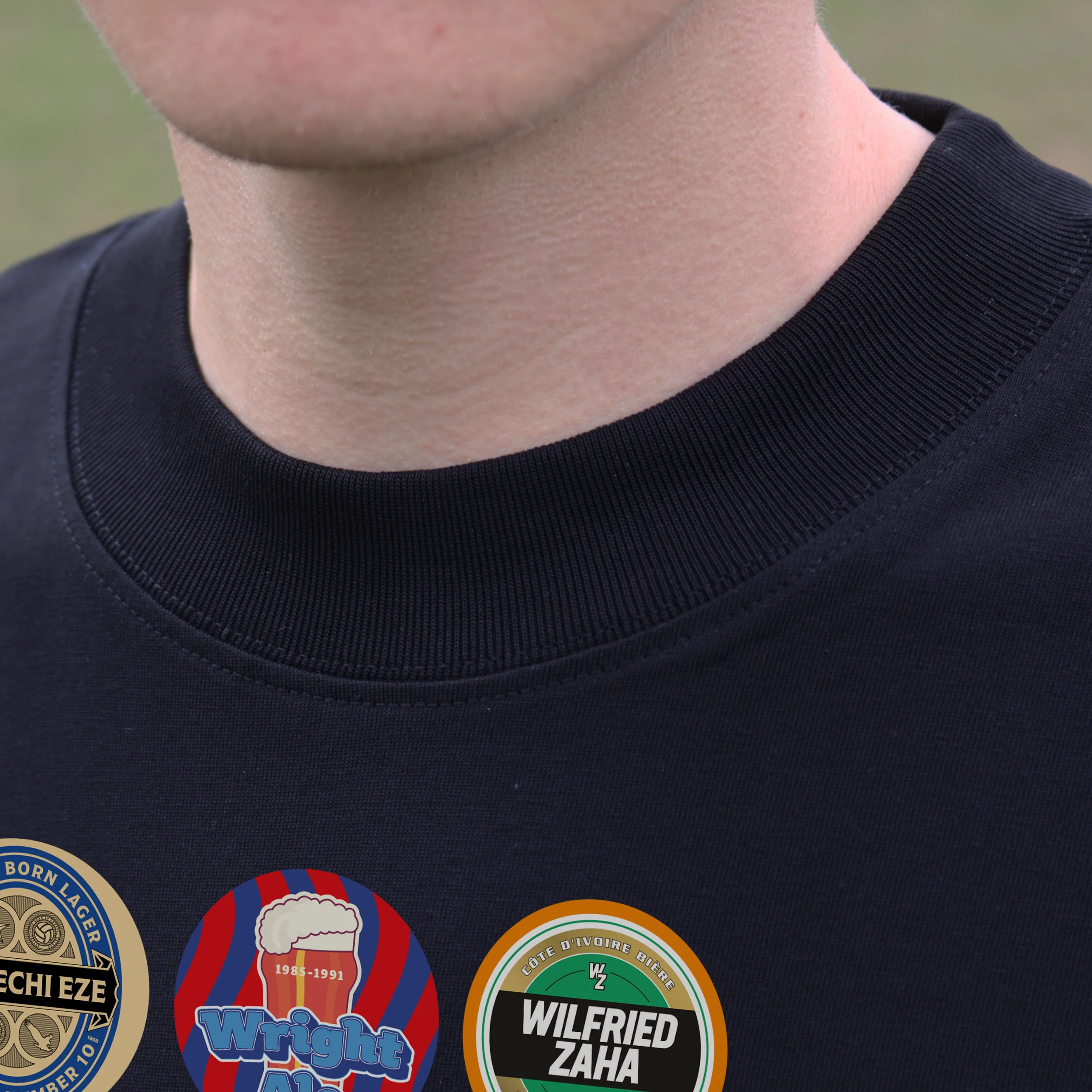 Crystal Palace Beer Mats Oversized T-Shirt - Image 6