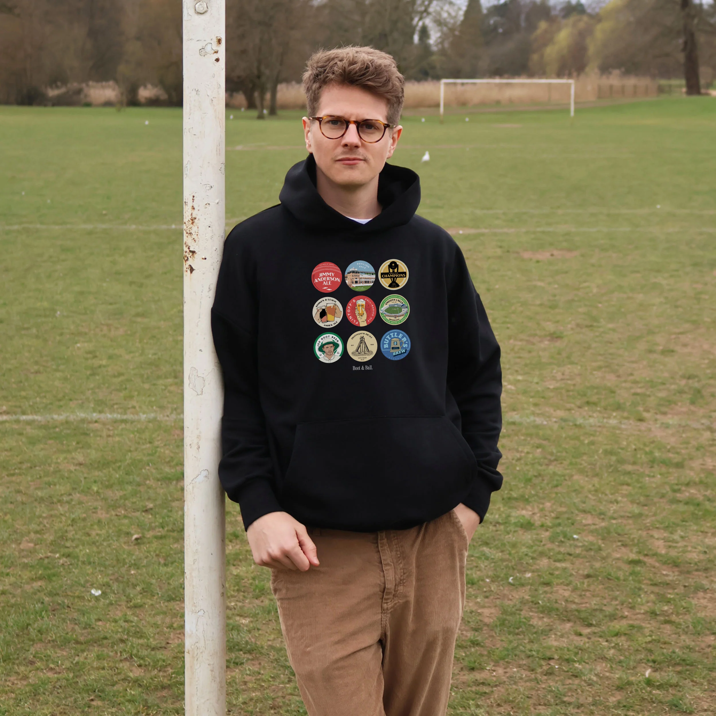 England Cricket Beer Mats Hoodie - Image 3