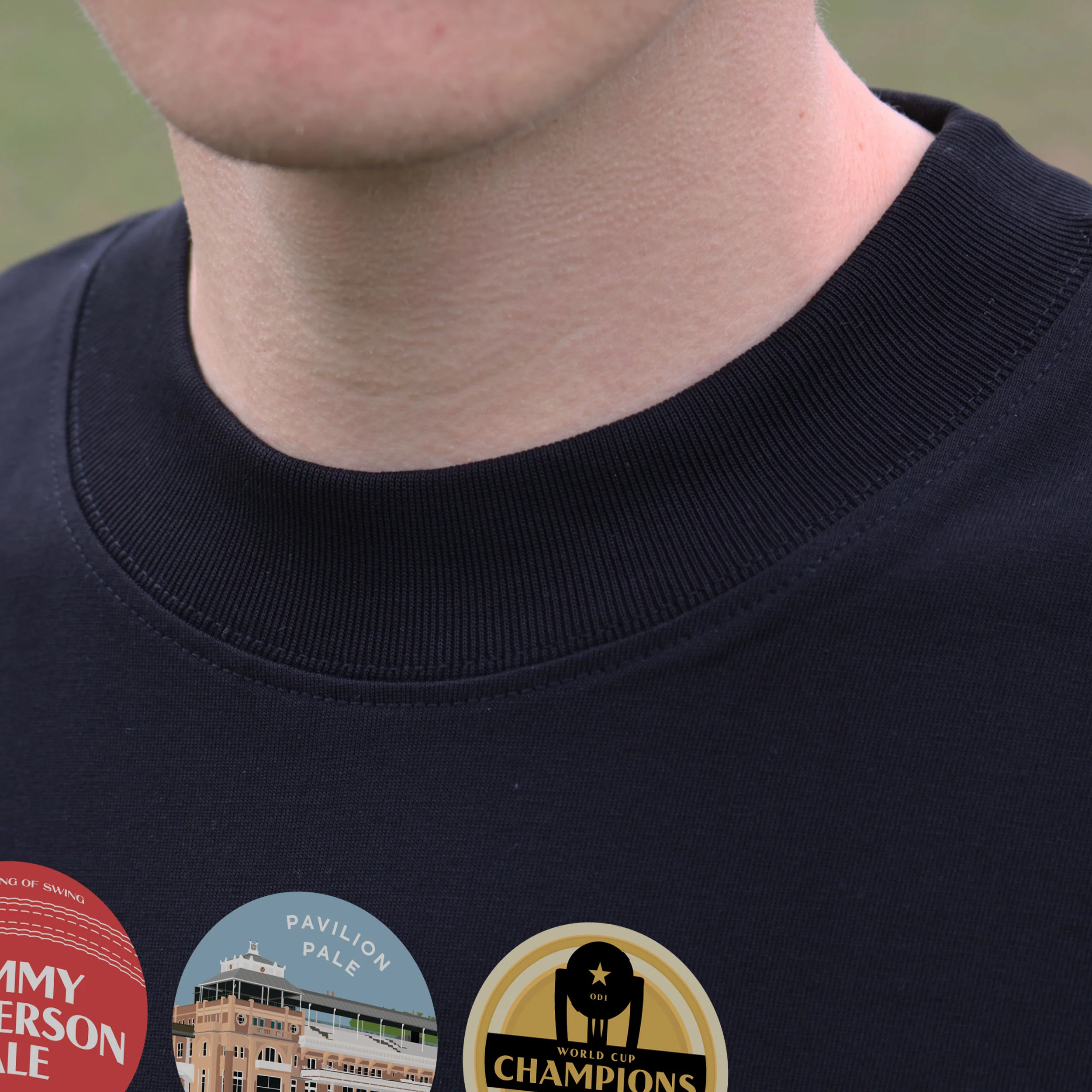 England Cricket Beer Mats Oversized T-Shirt - Image 6