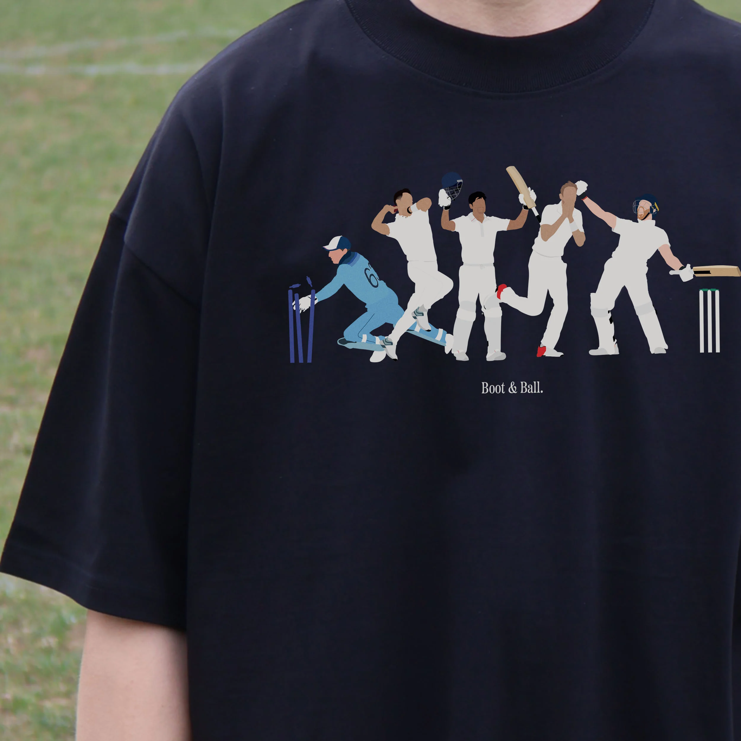 England Cricket Players Oversized T-Shirt - Image 6