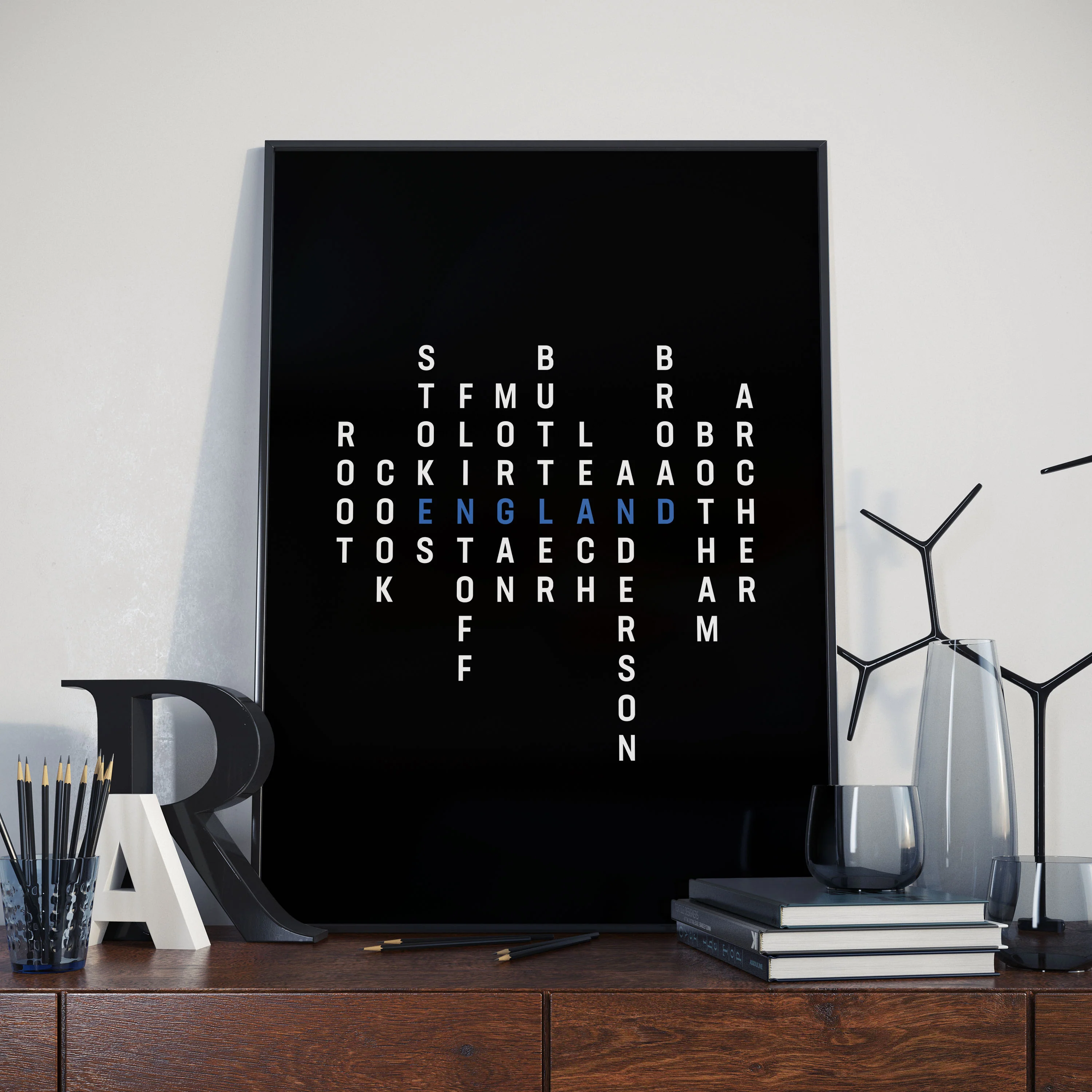 England Cricket Typography - Image 2