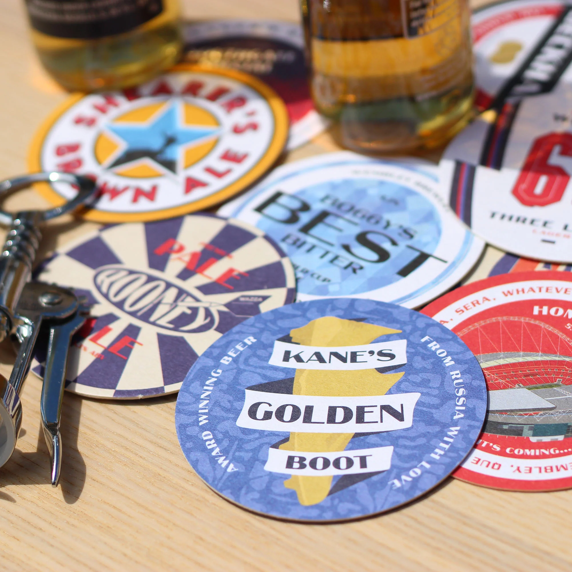 England Football Beer Mats - Image 7