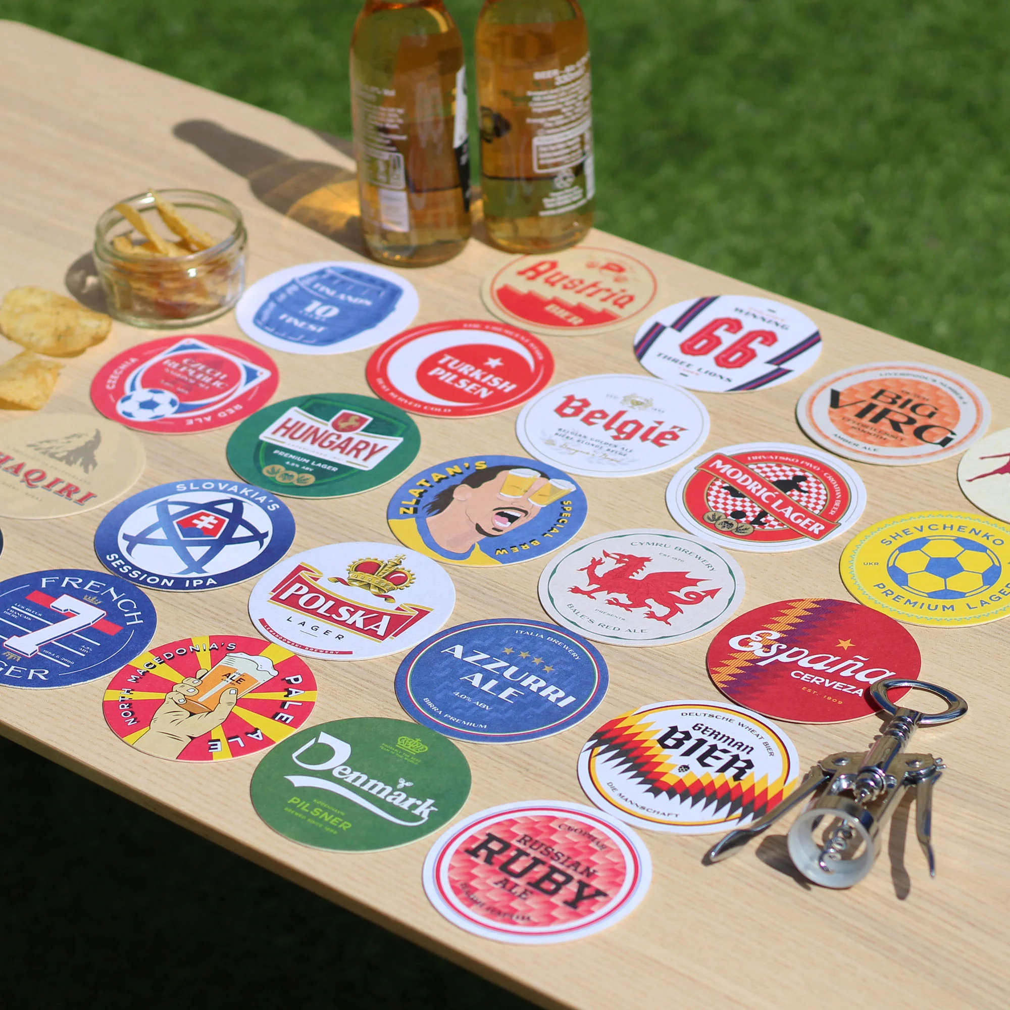 Euro 2021 Football Beer Mats - Image 3
