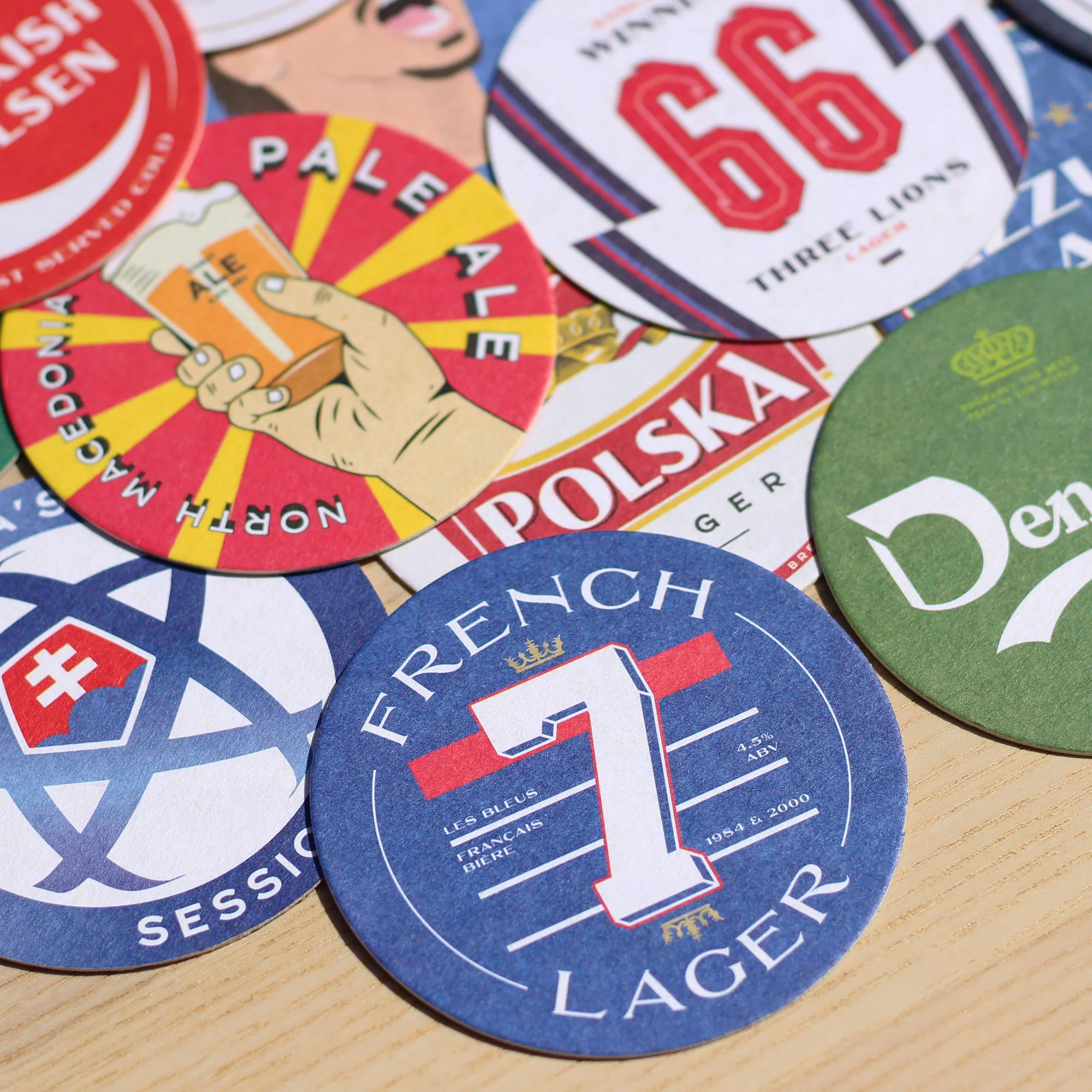 Euro 2021 Football Beer Mats - Image 7