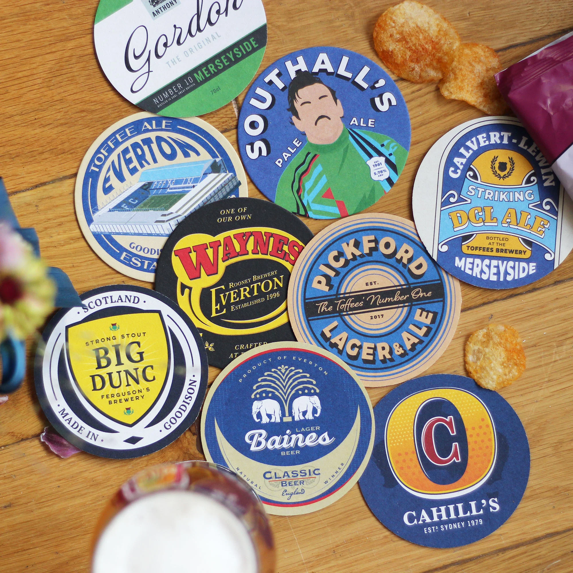Everton Beer Mats - Image 8