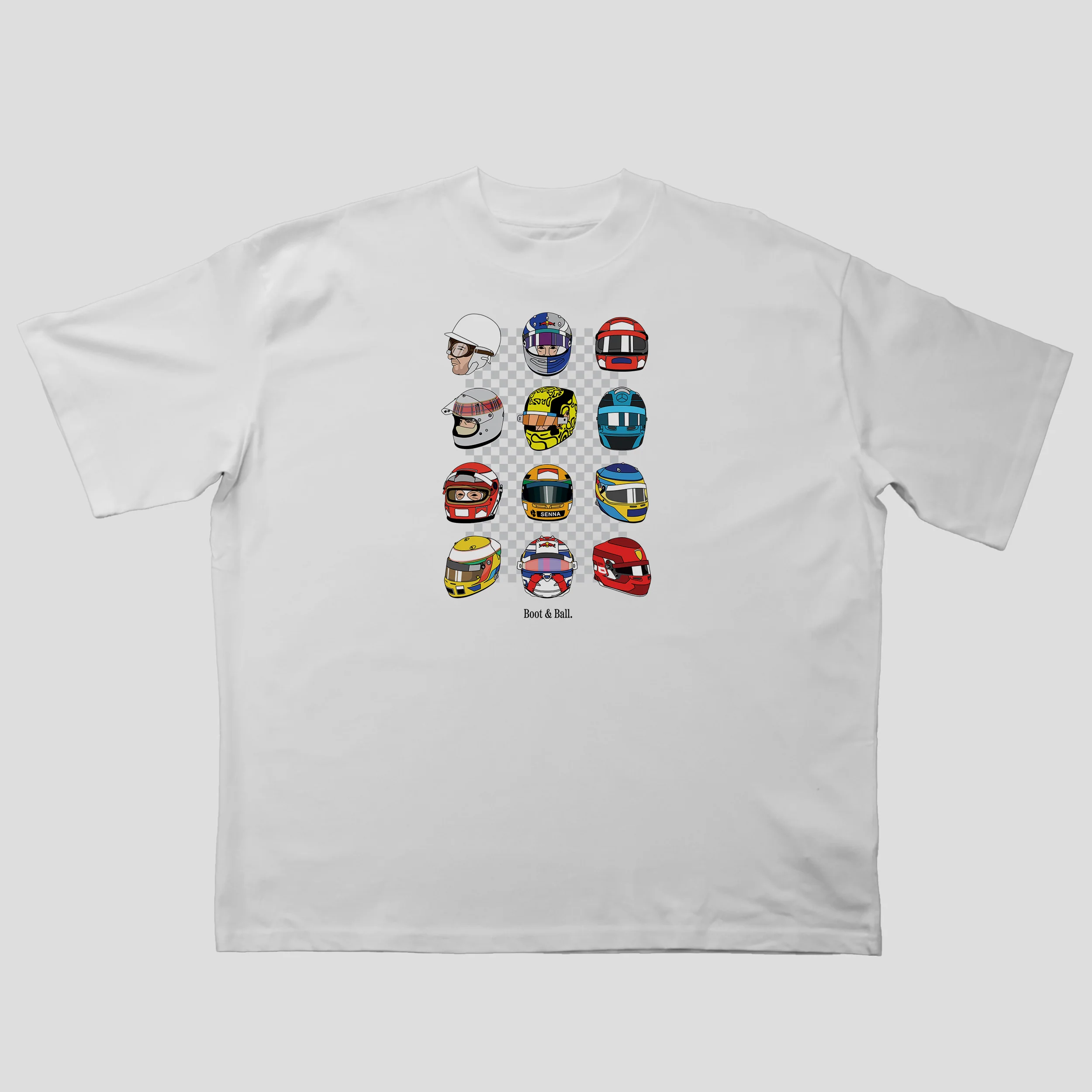 Formula 1 Helmets T-Shirt - Image 3