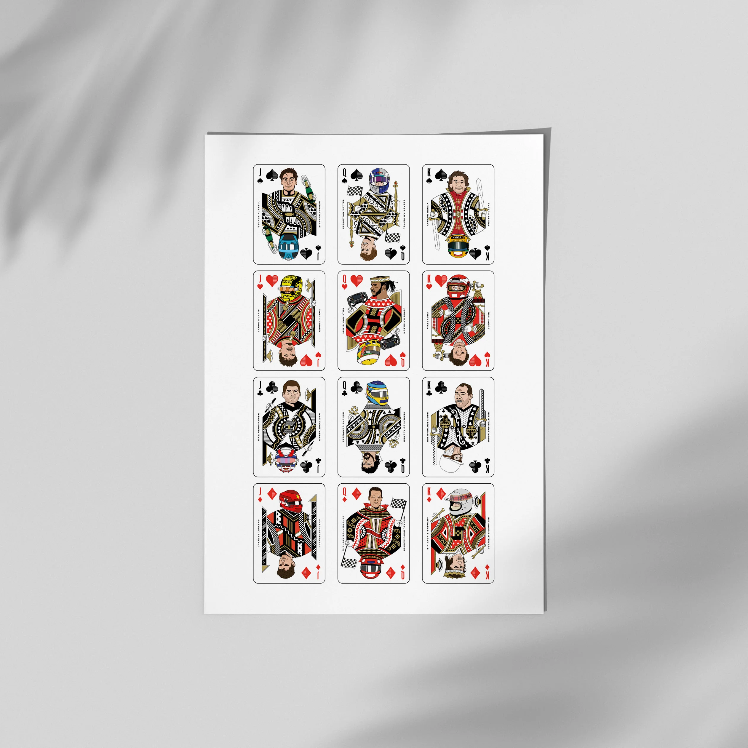 Formula 1 Playing Cards Artwork - Image 3