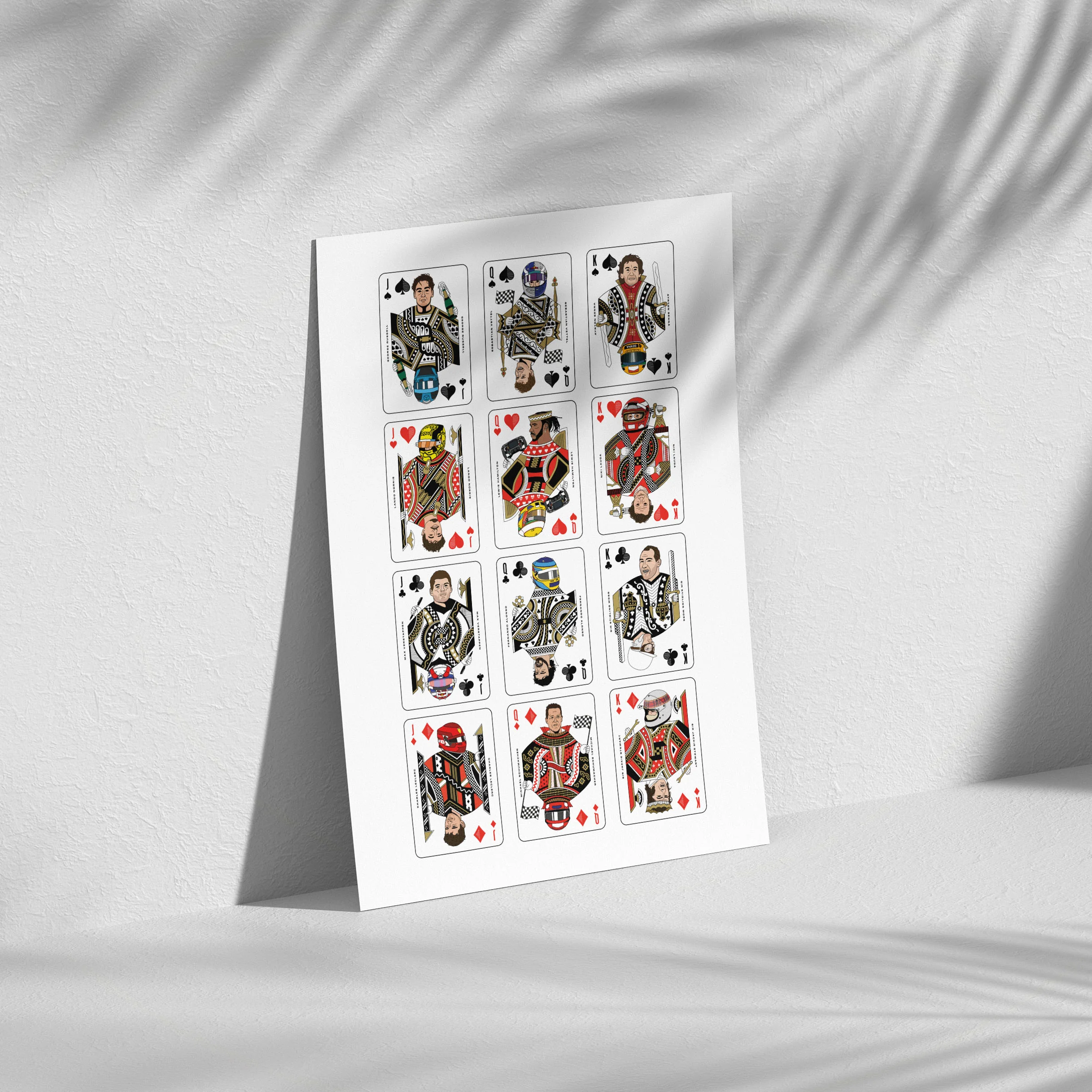 Formula 1 Playing Cards Artwork - Image 4