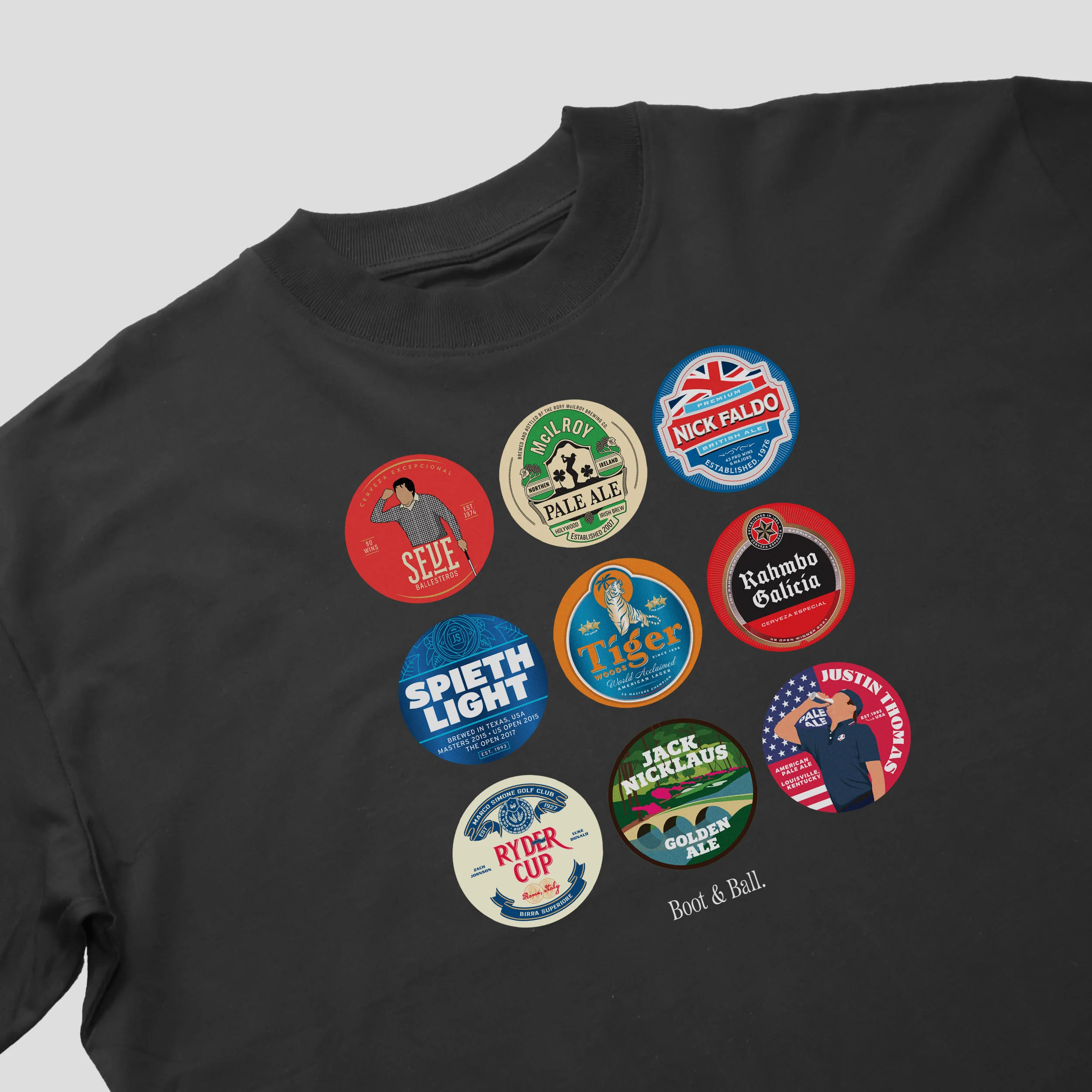 Golf Beer Mats Oversized T-Shirt - Image 3
