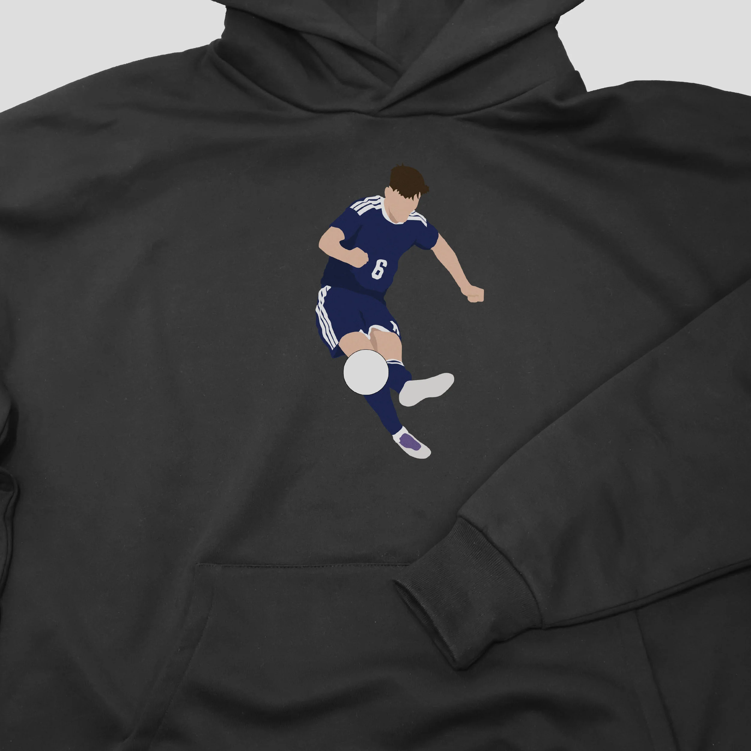 Kieran Tierney Scotland vs Denmark Hoodie - Image 2