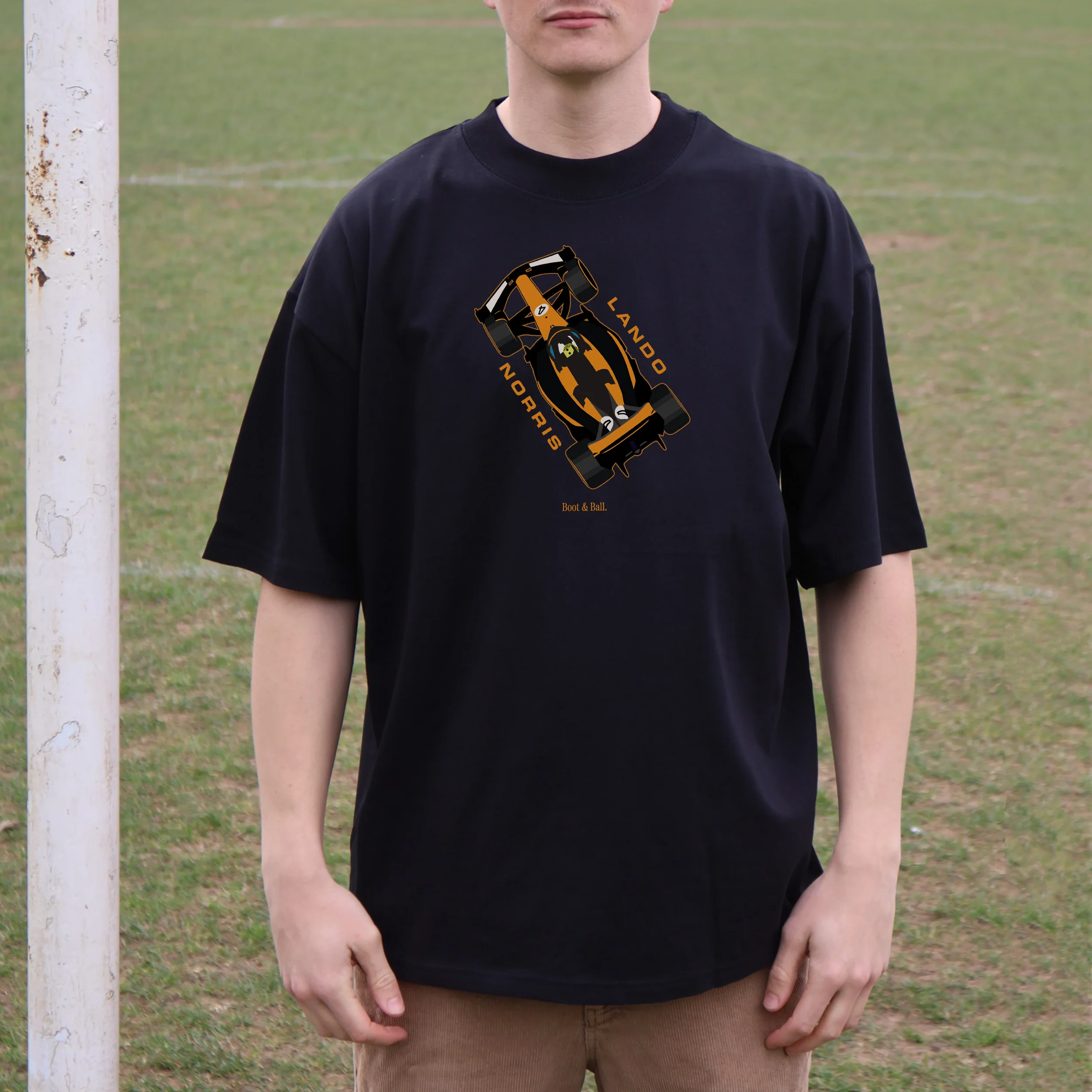 Lando Norris From Above Oversized T-Shirt - Image 4