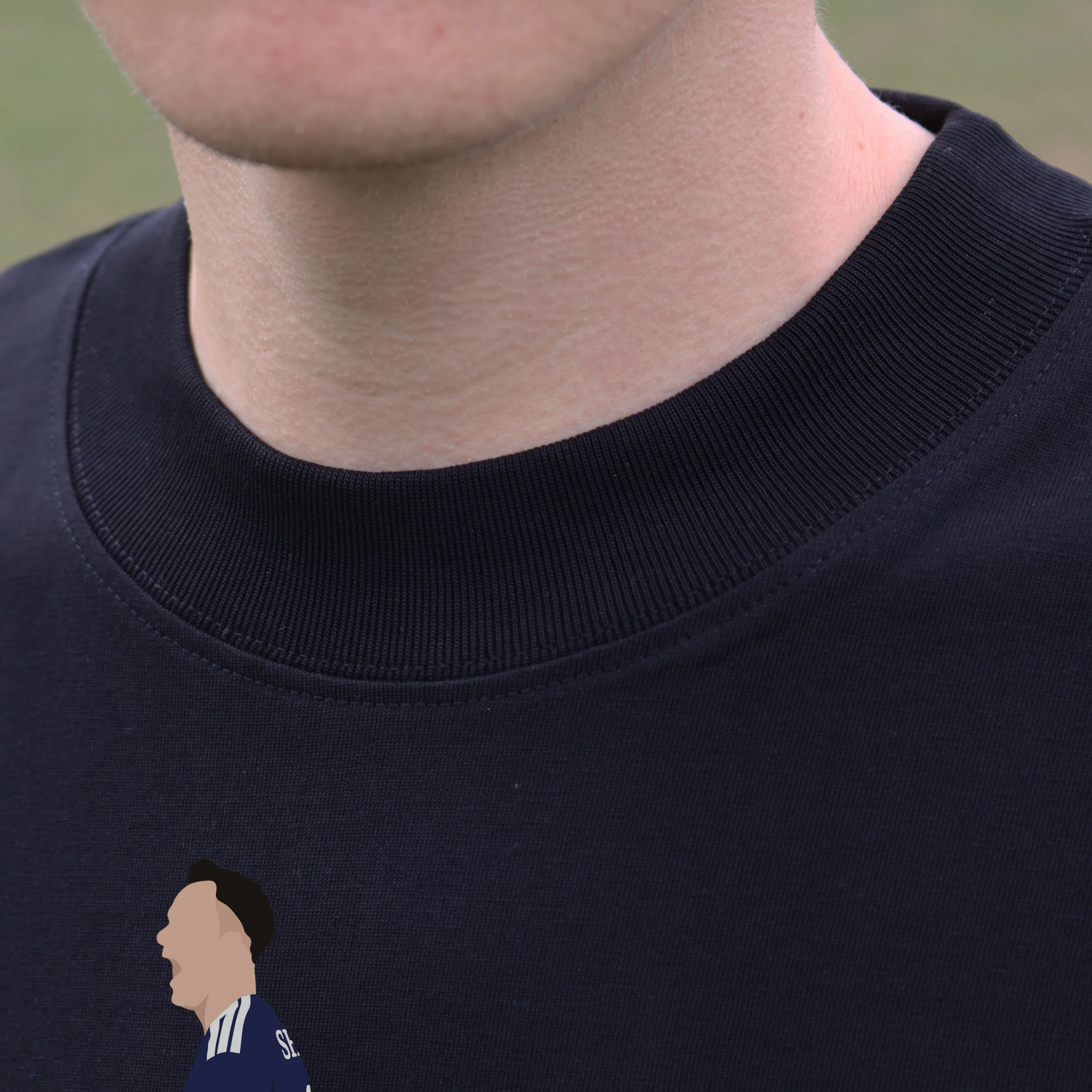 Lawrence Shankland Scotland vs Denmark Oversized T-Shirt - Image 10