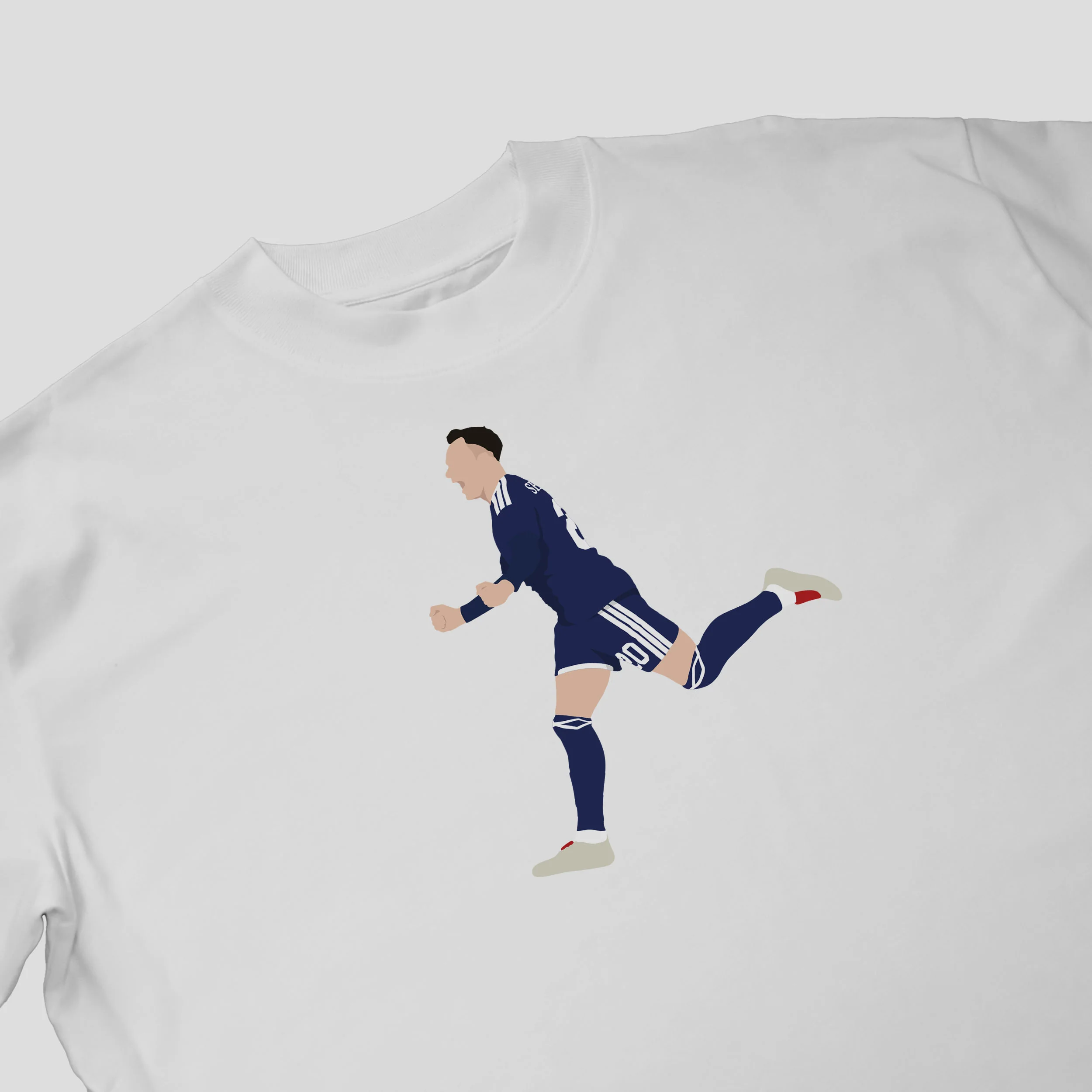 Lawrence Shankland Scotland vs Denmark Oversized T-Shirt - Image 2