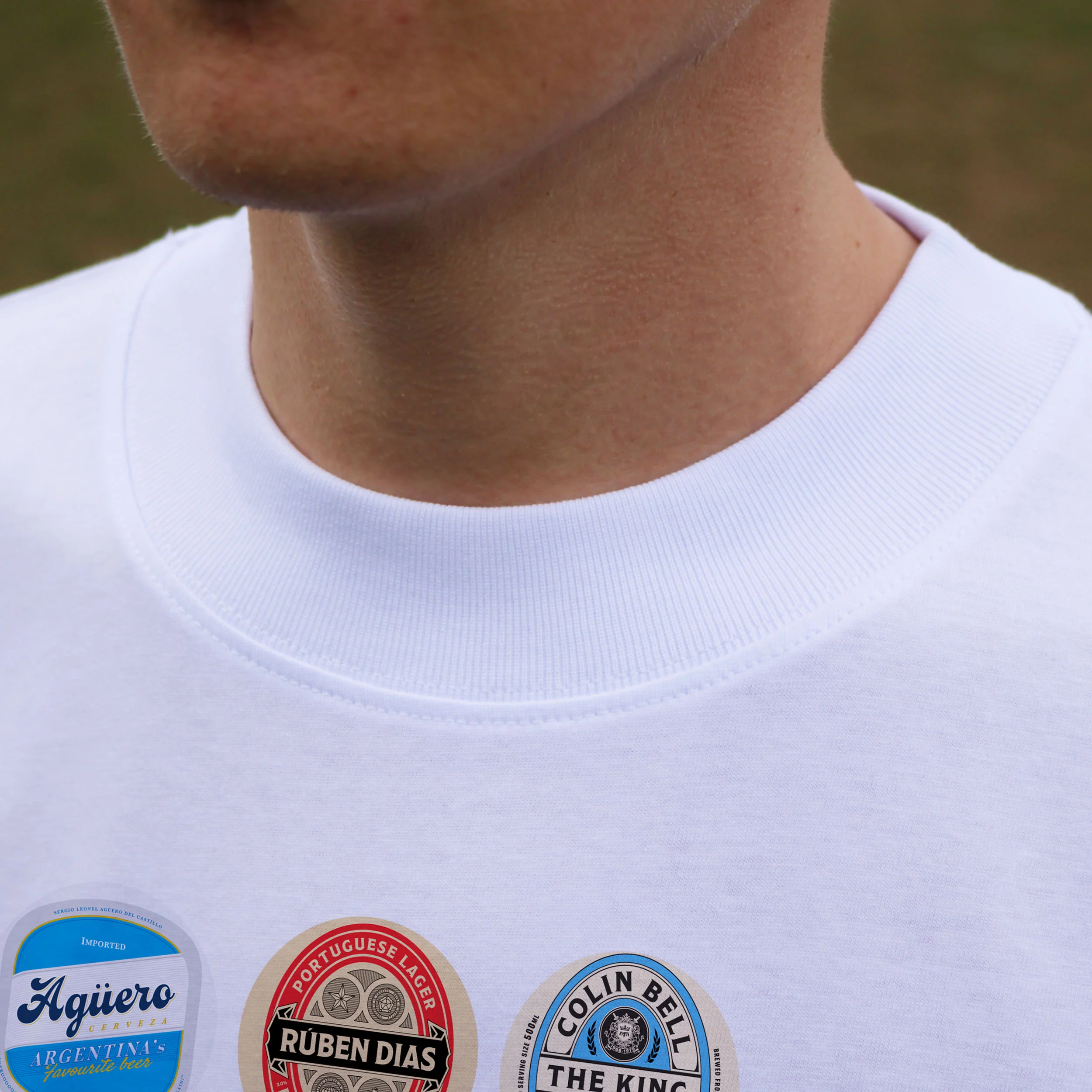 Man City Beer Mats Oversized T-Shirt - Image 7
