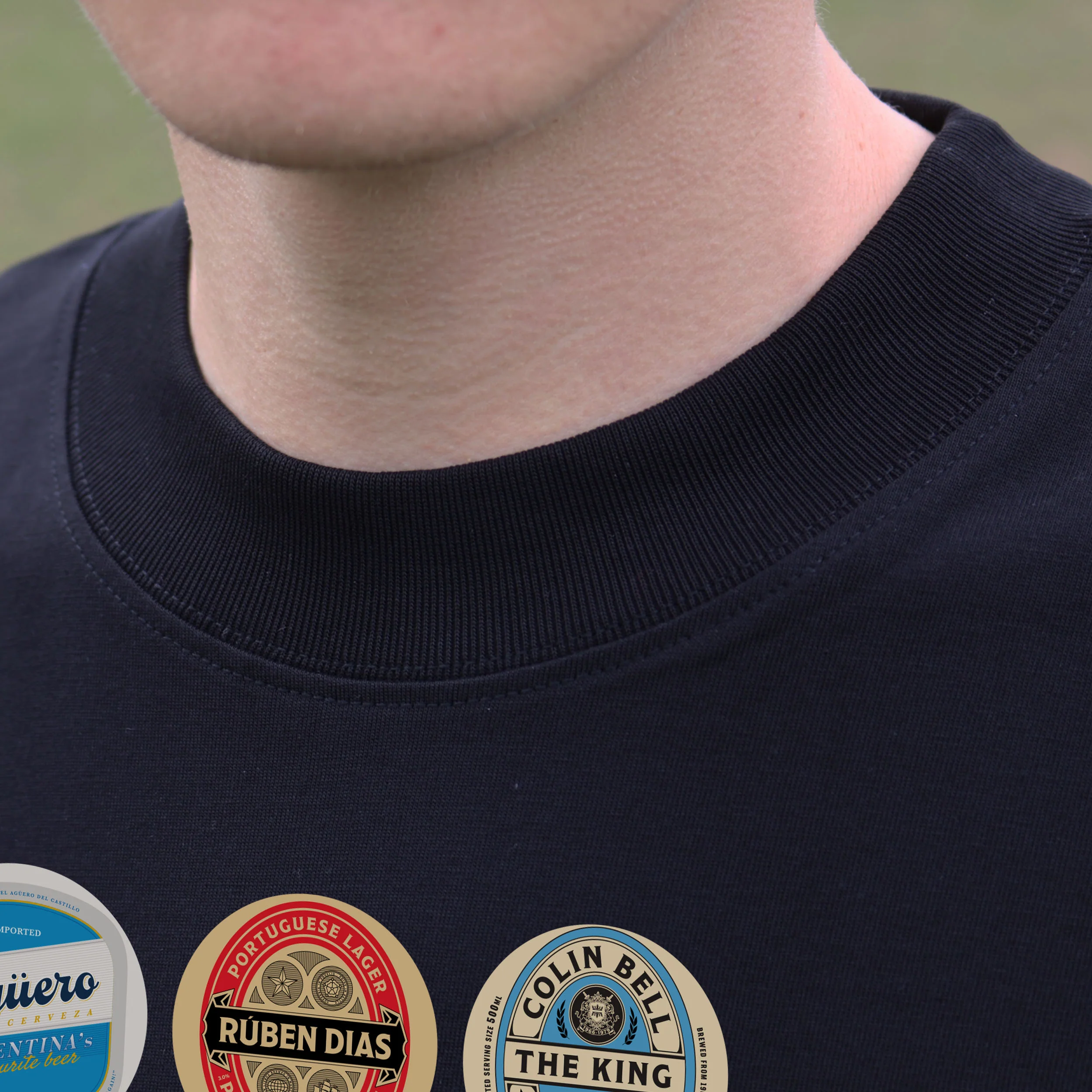 Man City Beer Mats Oversized T-Shirt - Image 9