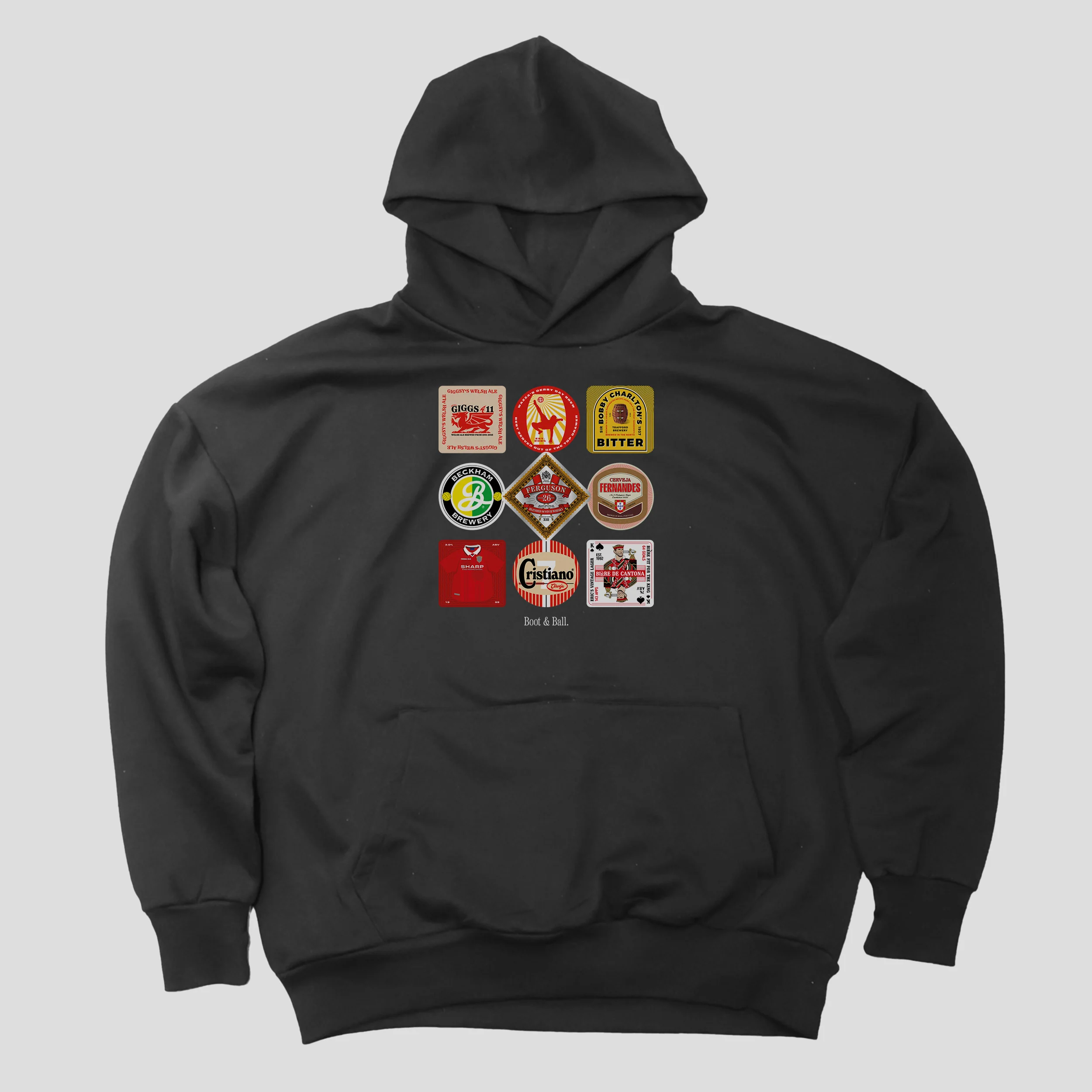 Man United Beer Mats Hoodie