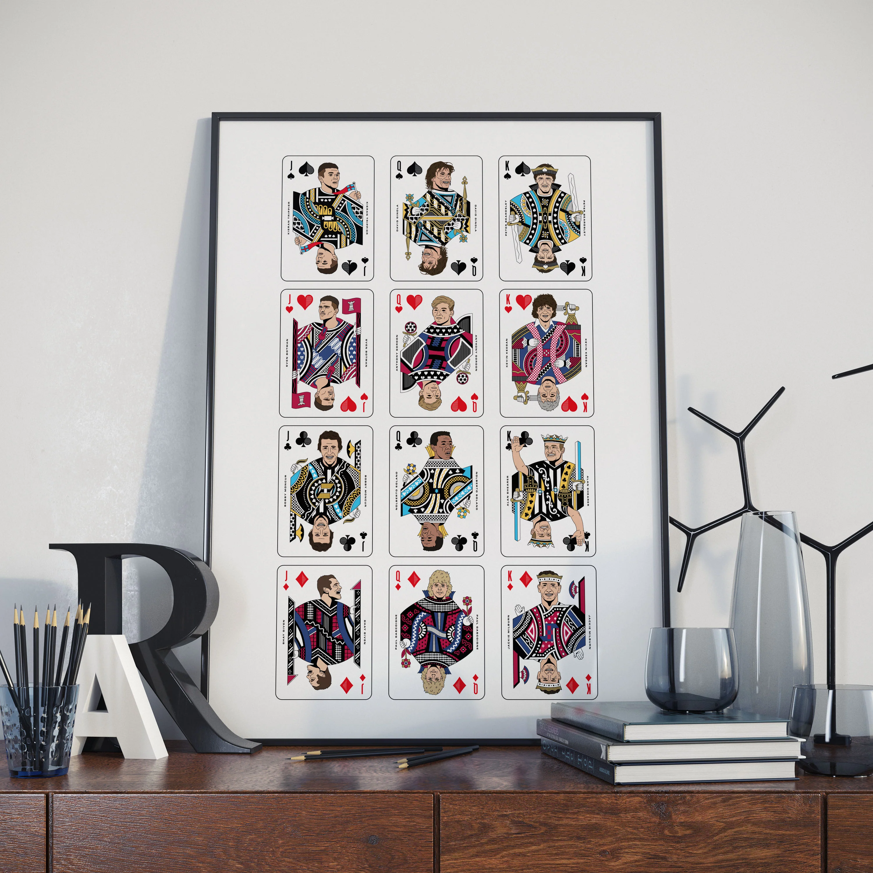 Newcastle Playing Cards Artwork