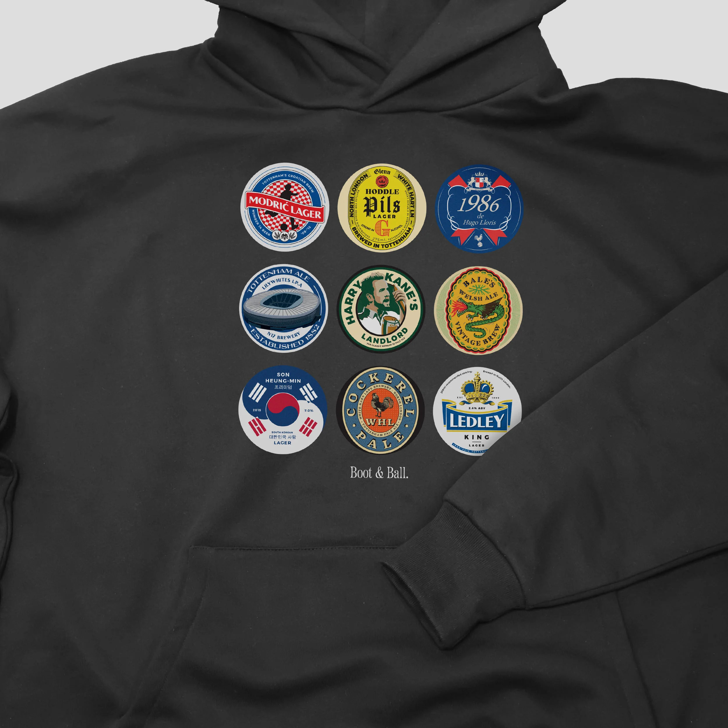 North London Whites Beer Mats Hoodie - Image 2