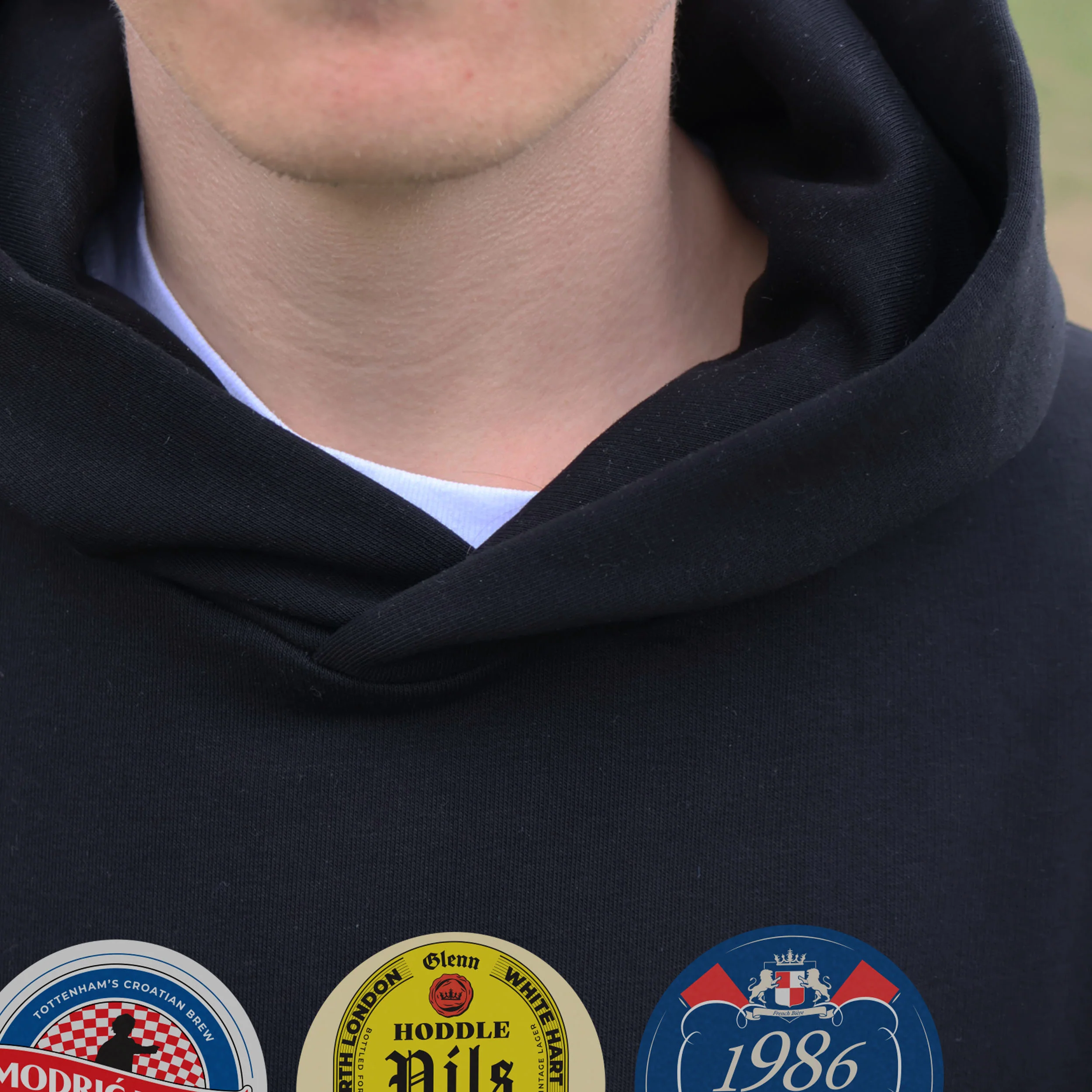 North London Whites Beer Mats Hoodie - Image 4
