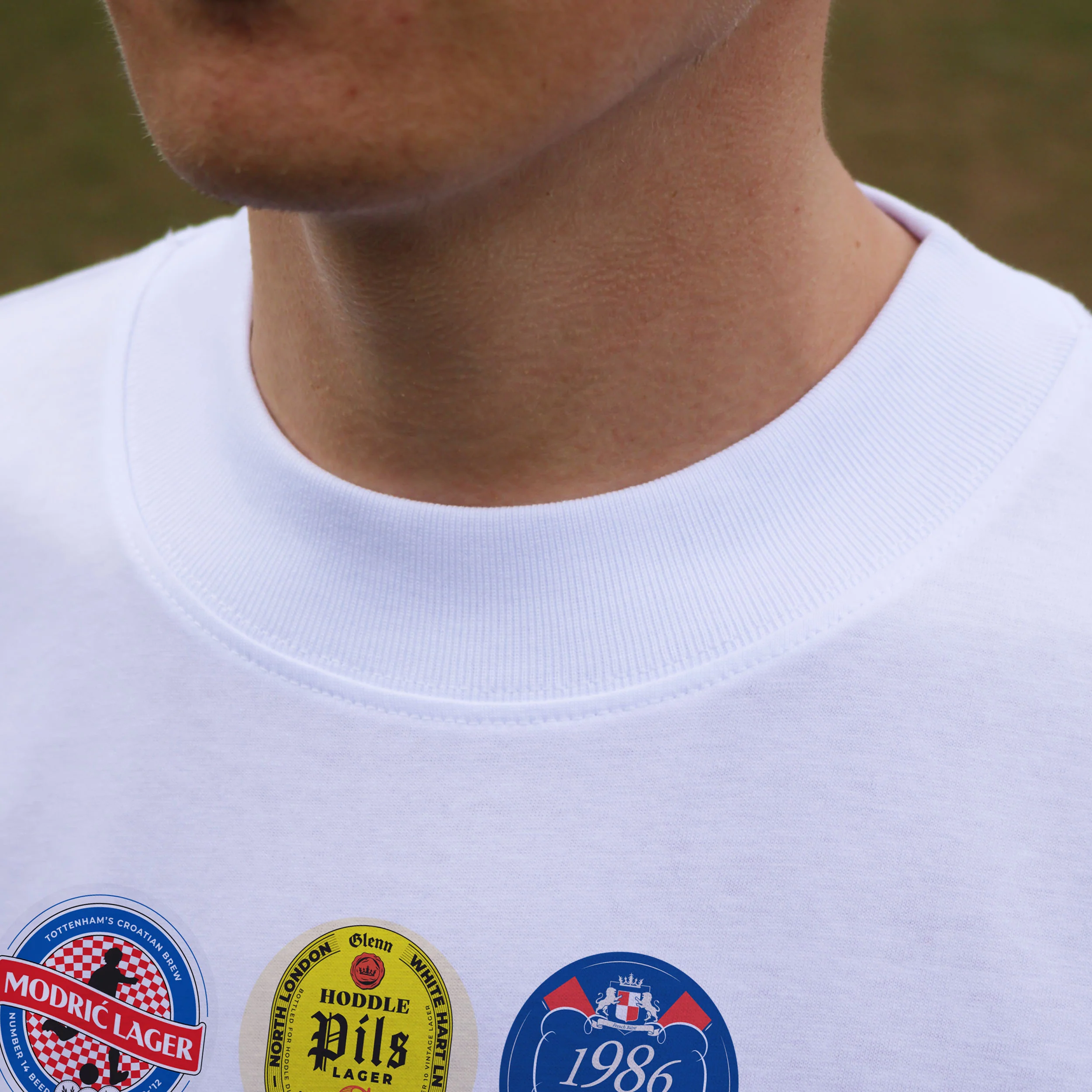 North London Whites Beer Mats Oversized T-Shirt - Image 10