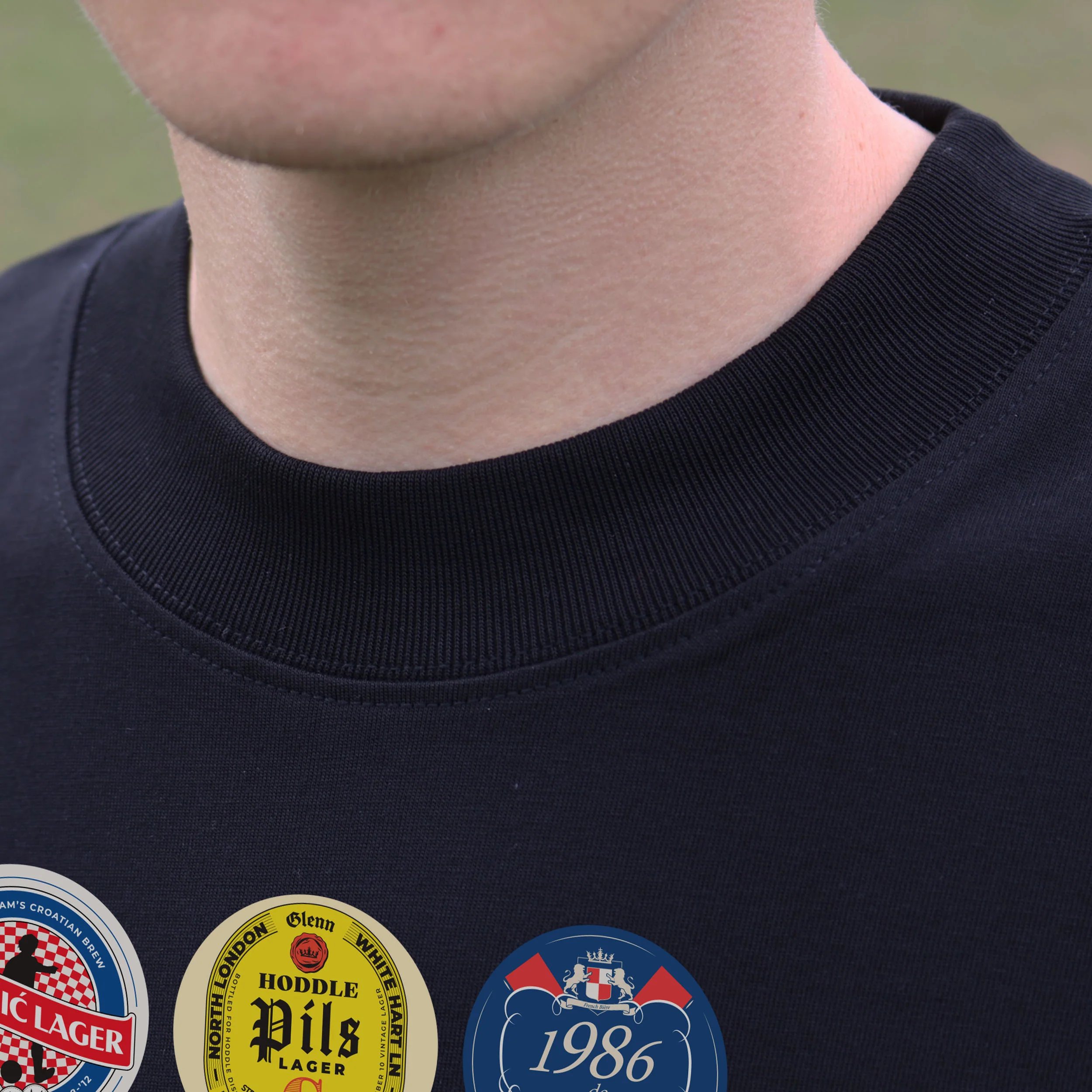 North London Whites Beer Mats Oversized T-Shirt - Image 6