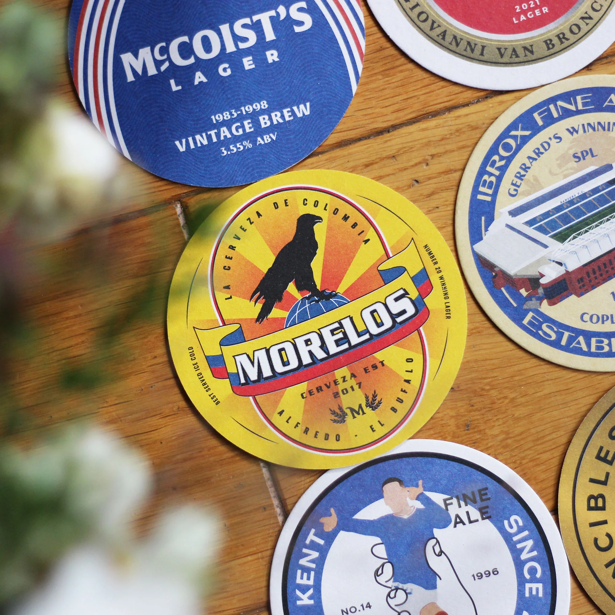 Rangers Beer Mats - Image 2