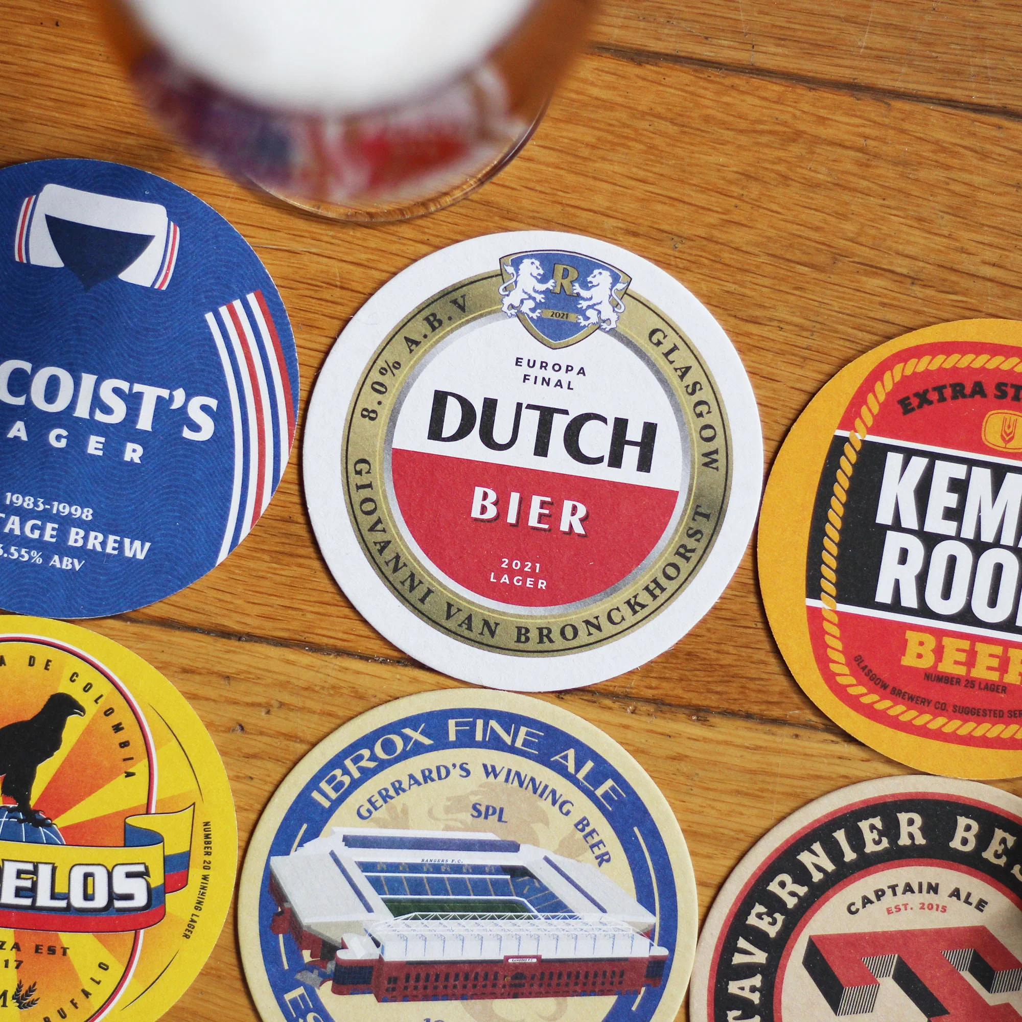 Rangers Beer Mats - Image 3