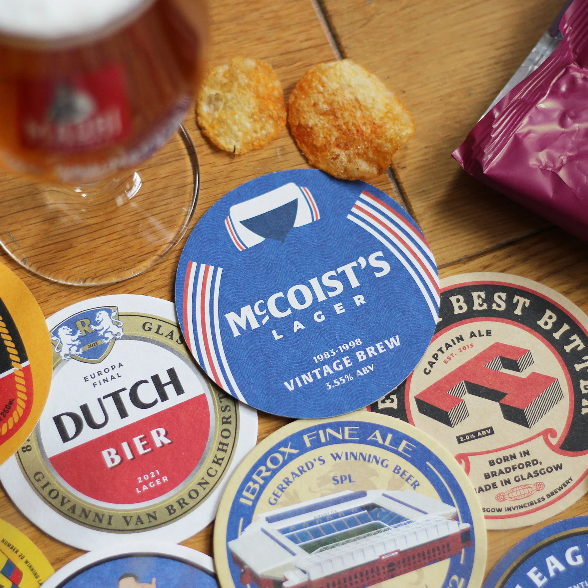 Rangers Beer Mats - Image 5