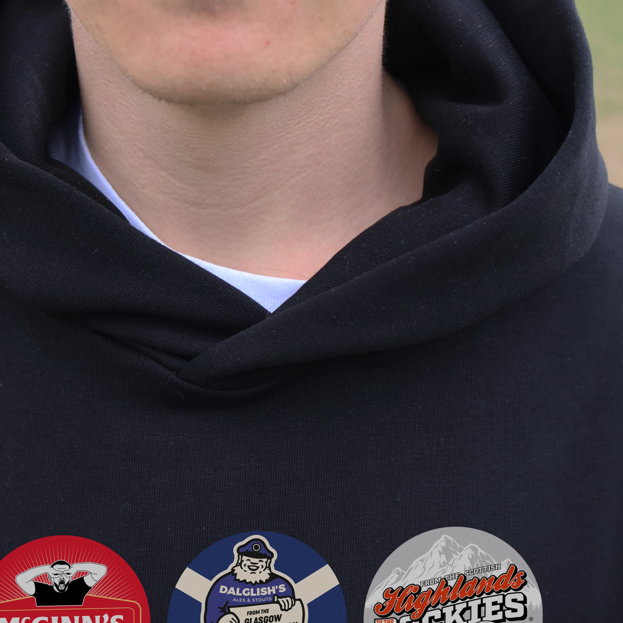 Scotland Beer Mats Hoodie - Image 4