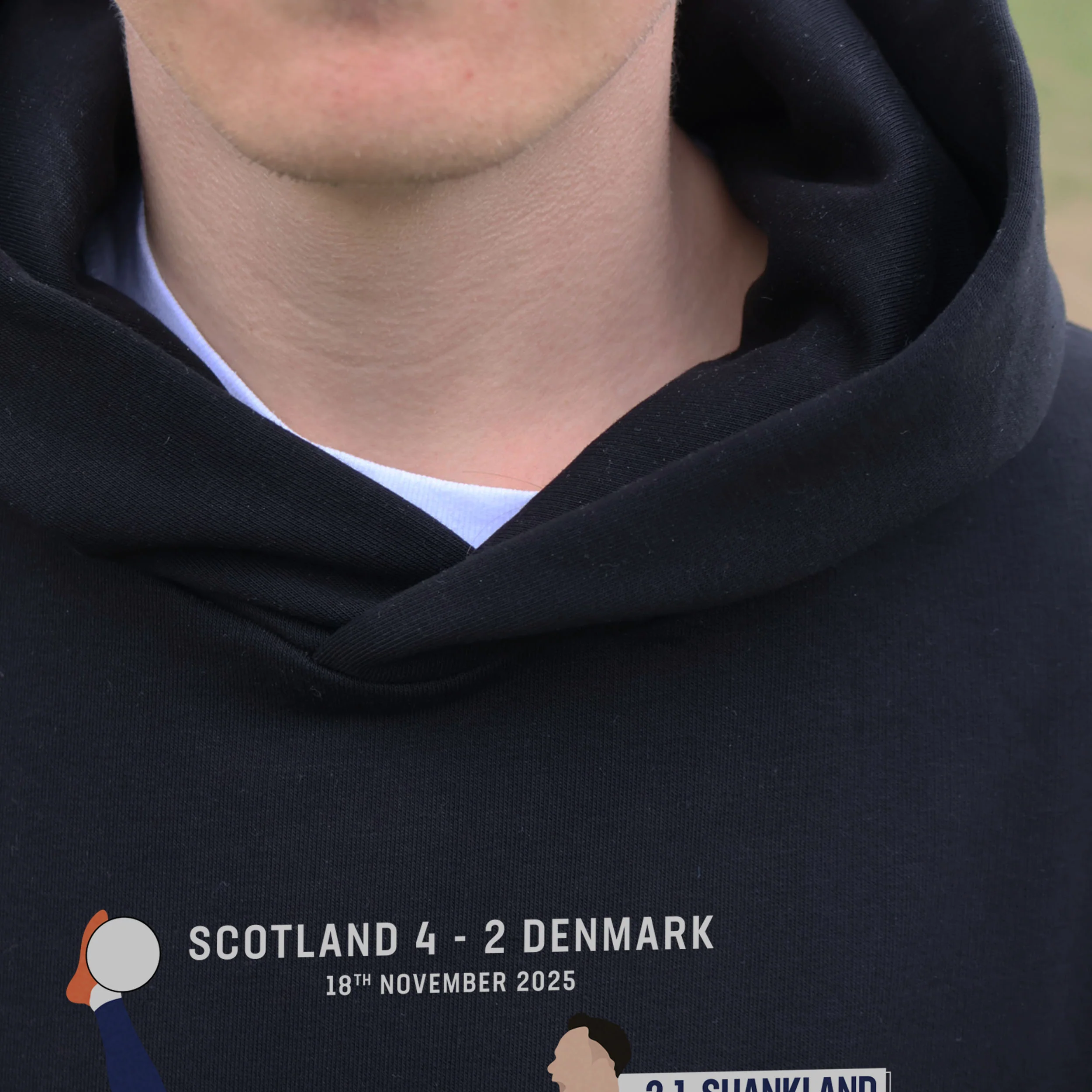 Scotland vs Denmark World Cup Qualifier Hoodie - Image 5