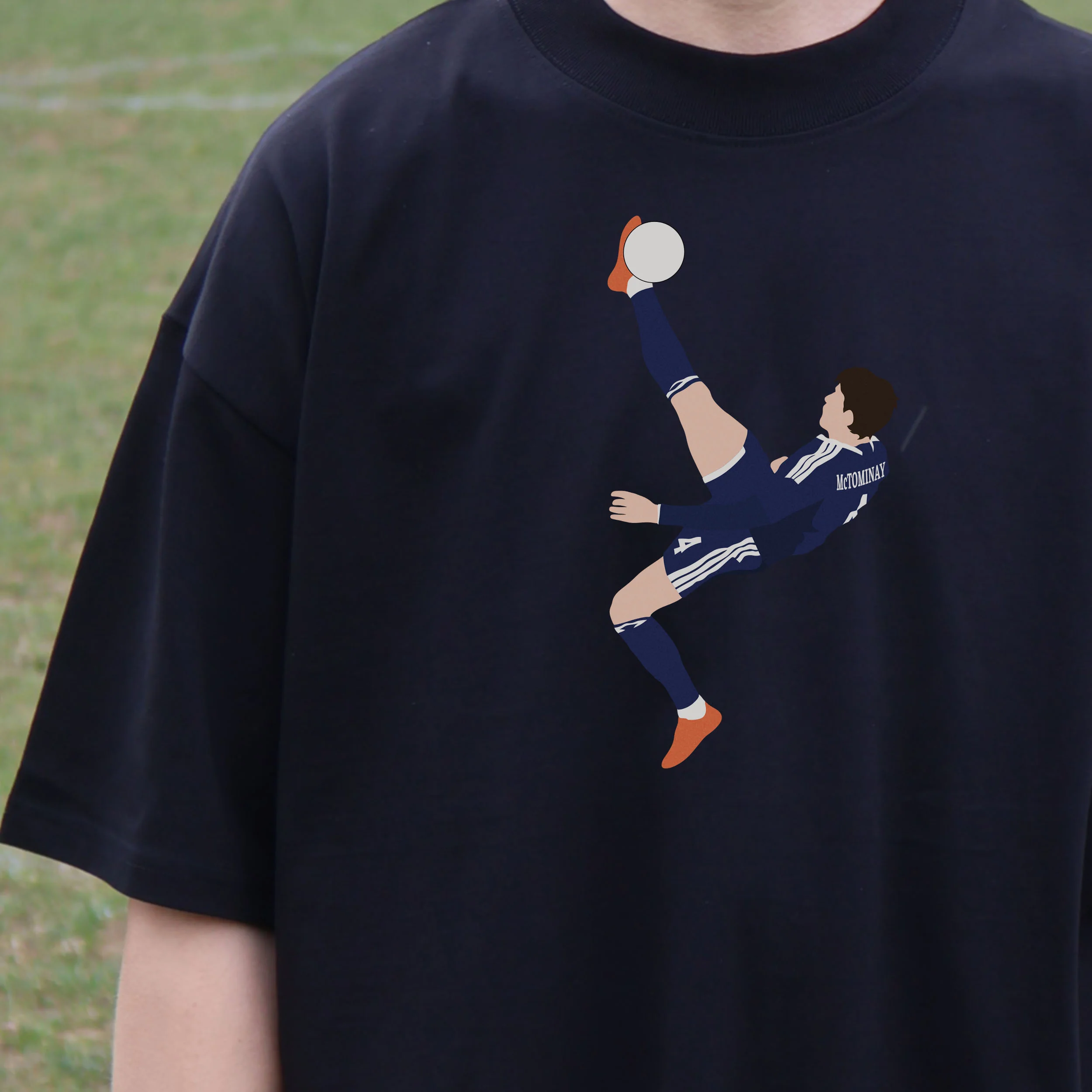 Scott McTominay Scotland vs Denmark Oversized T-Shirt - Image 10