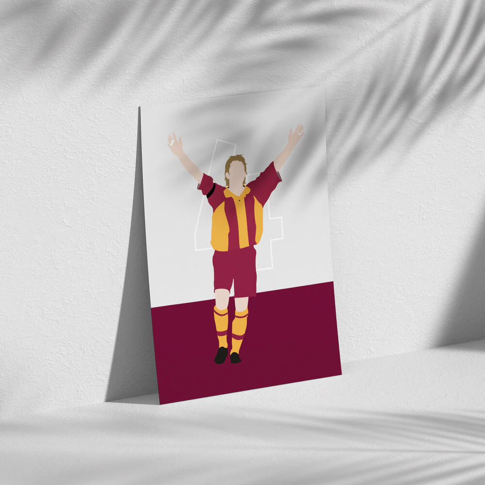 Stuart McCall home kit - Bradford - Image 4