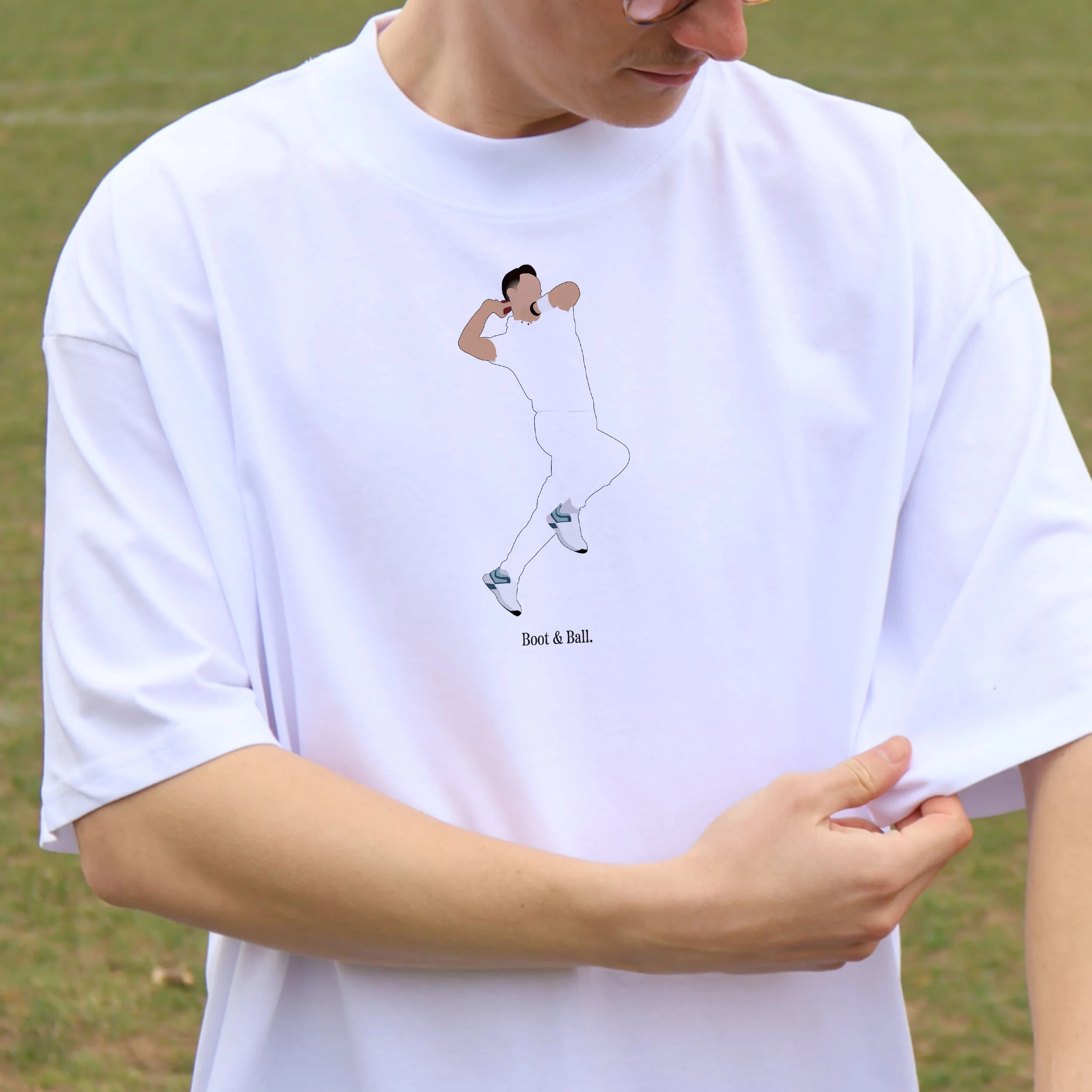 Jimmy Anderson - England Oversized T-Shirt - Image 9