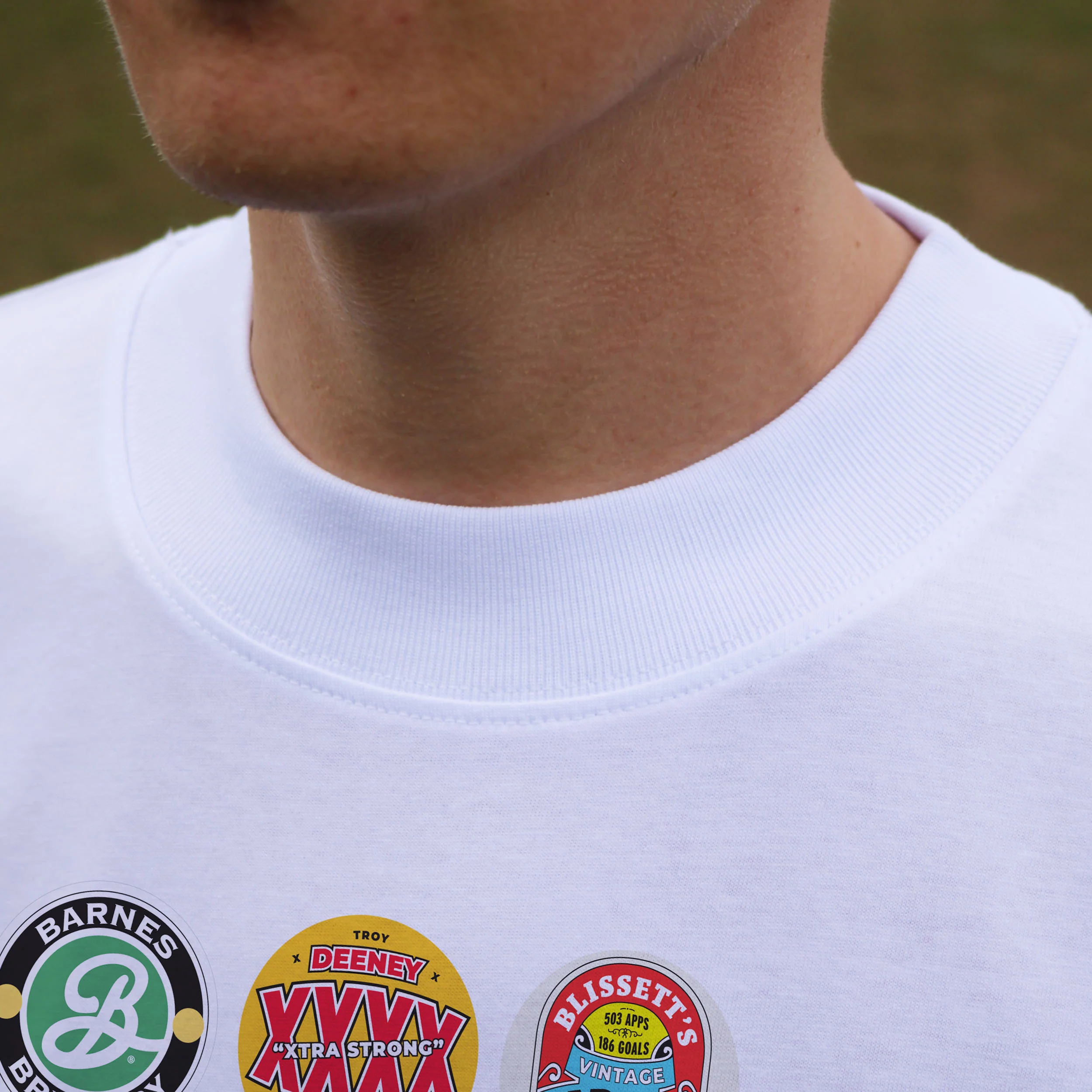Watford Beer Mats Oversized T-Shirt - Image 10
