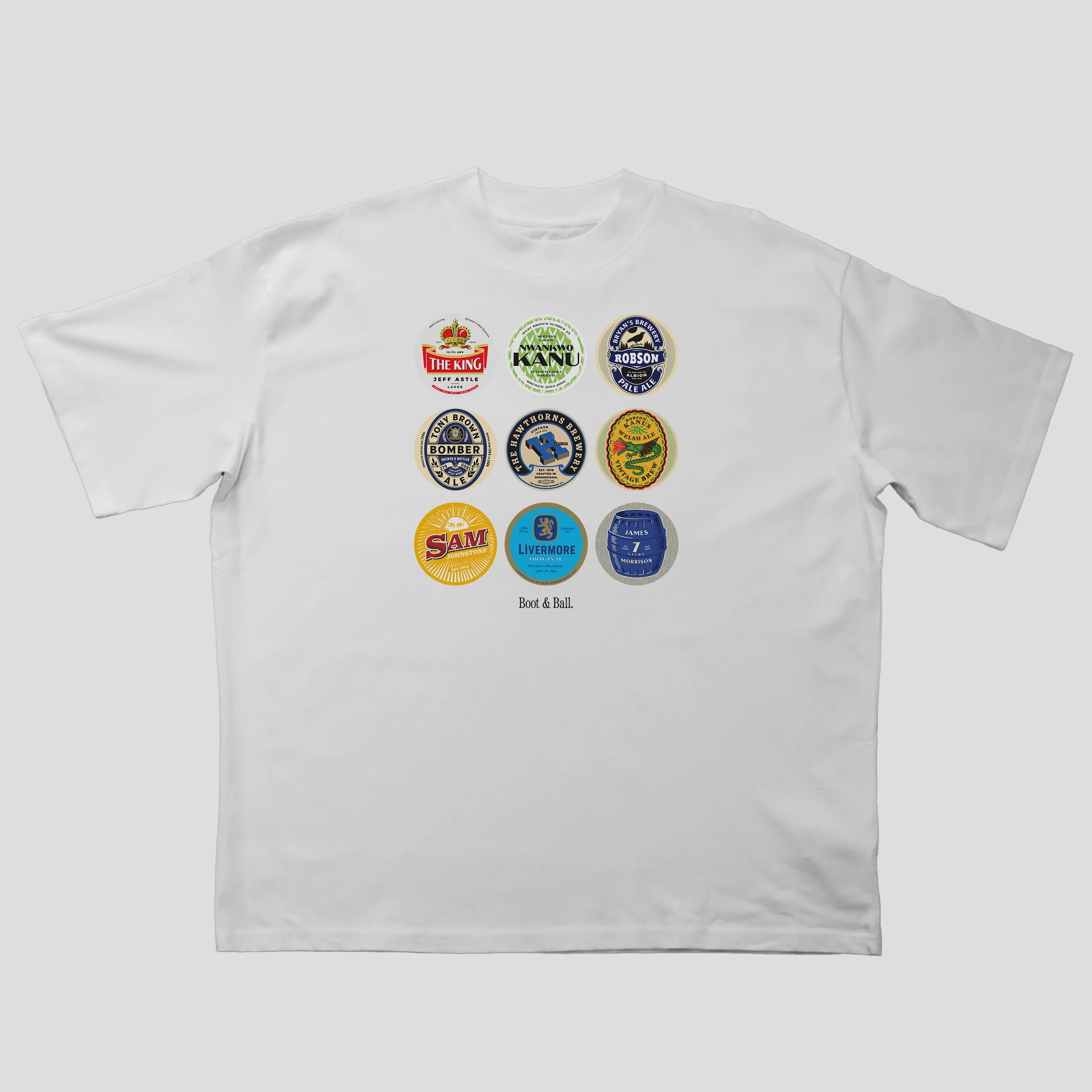 West Brom Beer Mats Oversized T-Shirt