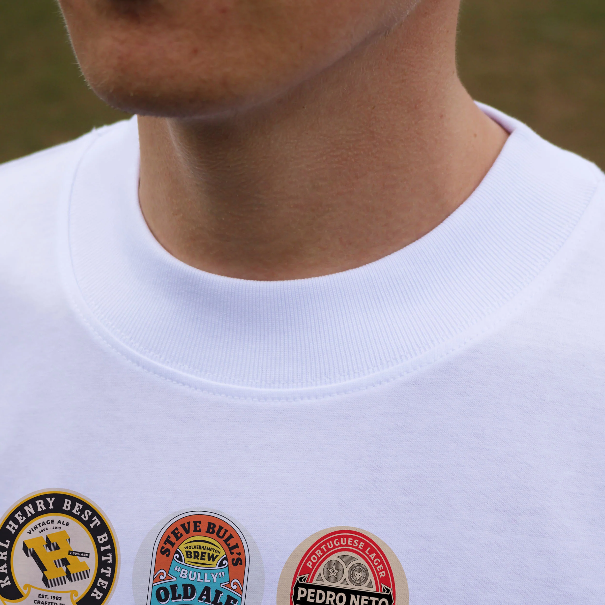 Wolves Beer Mats Oversized T-Shirt - Image 7