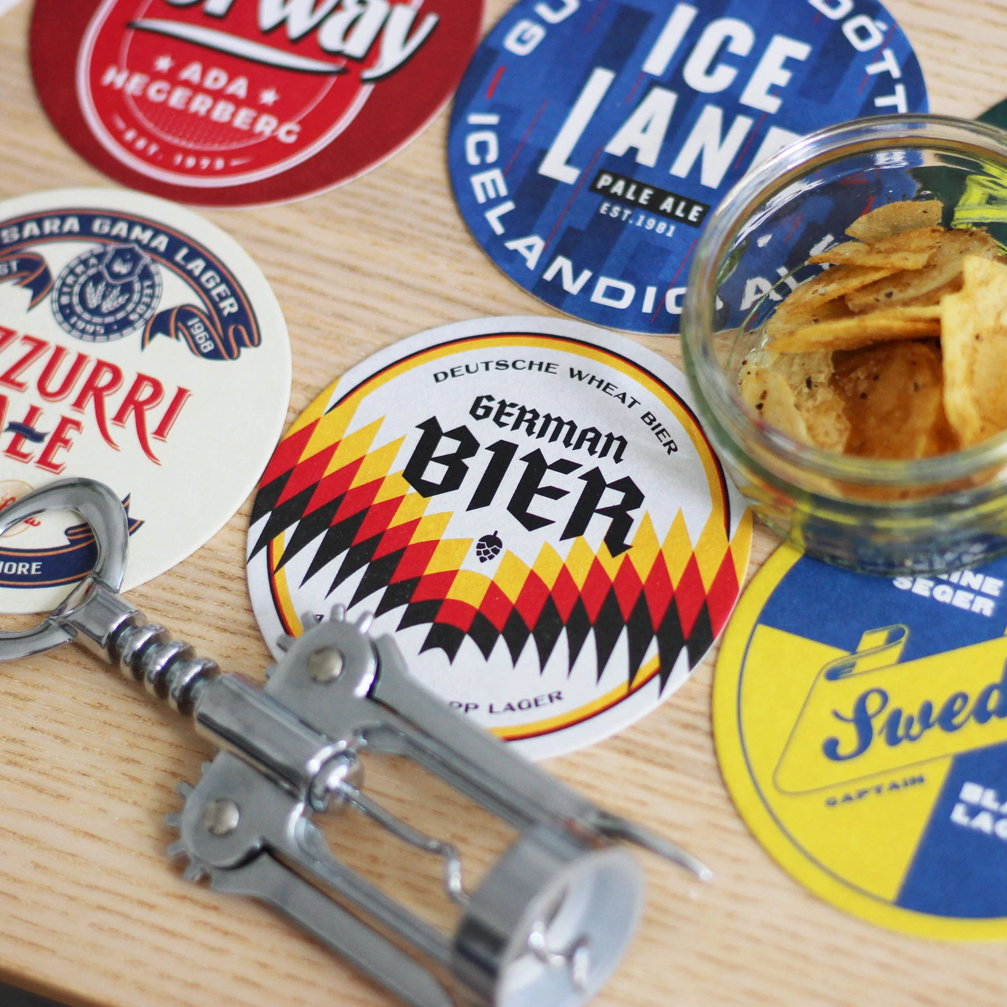 Woman's EURO 2022 Football Beer Mats - Image 3