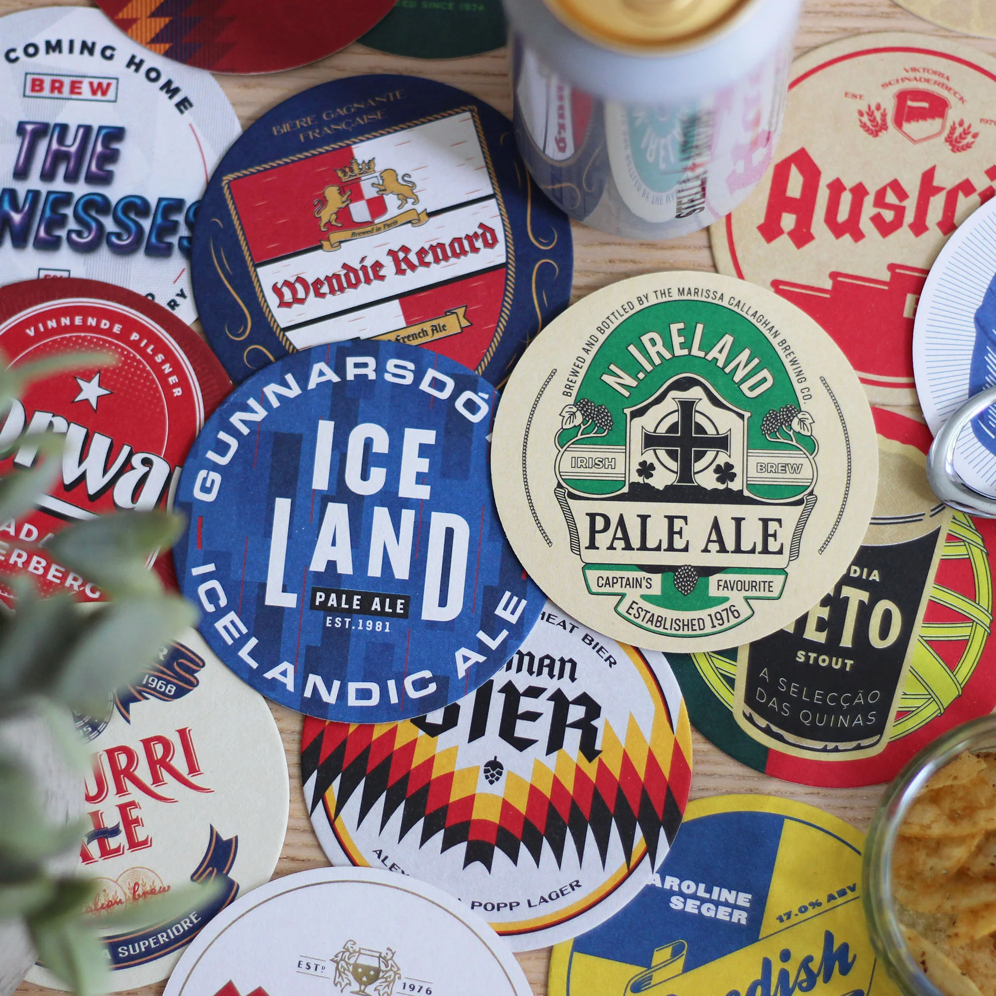 Woman's EURO 2022 Football Beer Mats - Image 4