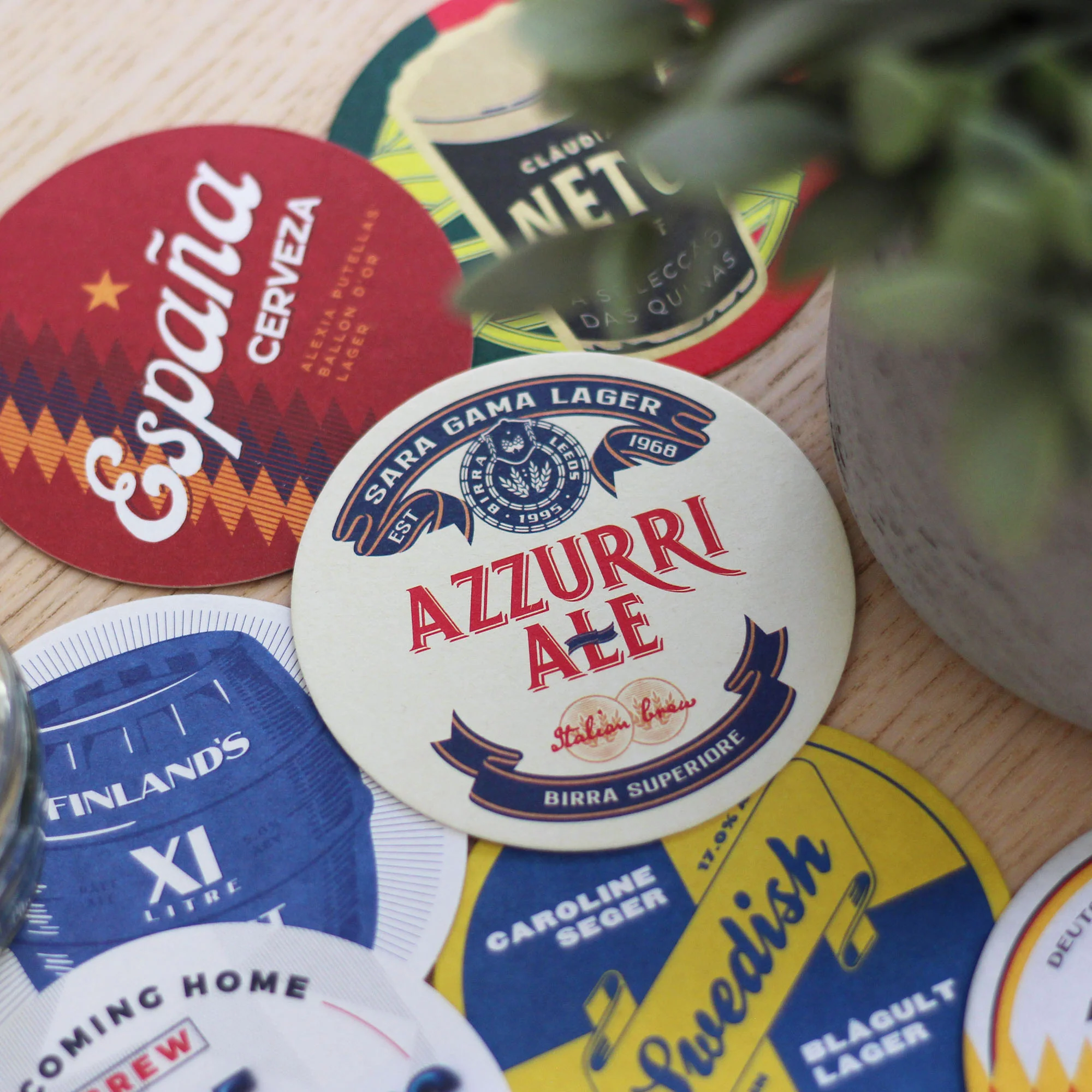 Woman's EURO 2022 Football Beer Mats - Image 5