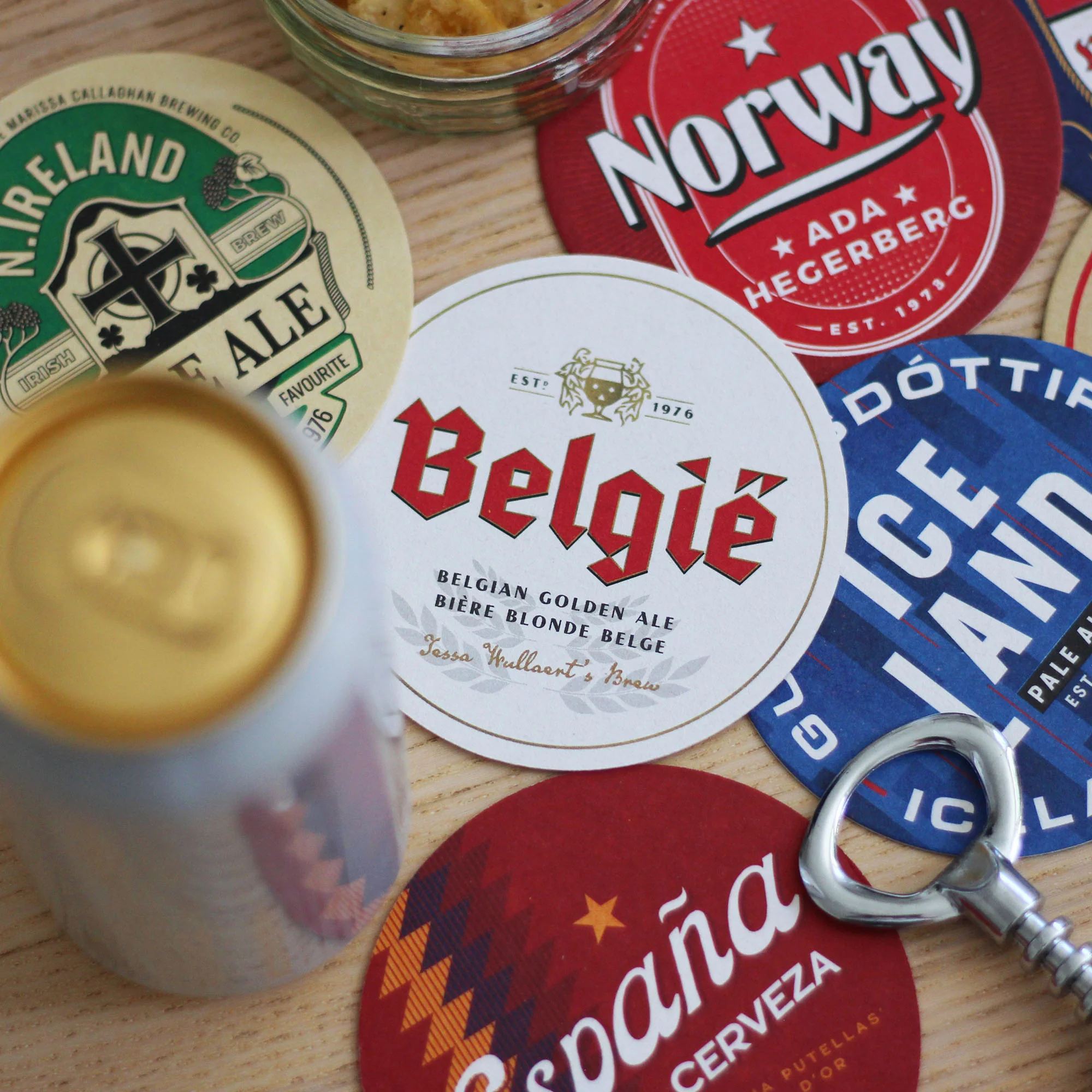 Woman's EURO 2022 Football Beer Mats - Image 9
